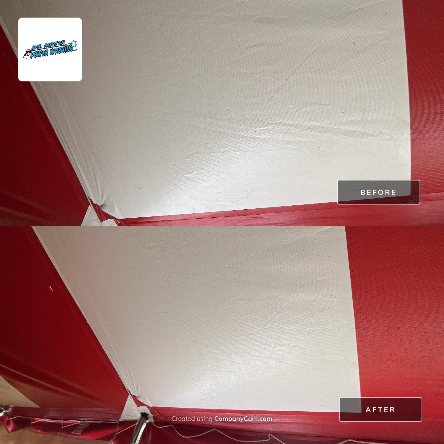 Martins Fireworks Tents by Mr. Mister Power Washing