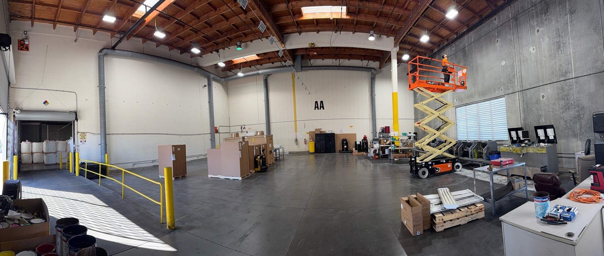 Forklift Charging Stations & LED Lighting Upgrade – Chemical Storage Facility, Santa Fe Springs, CA by Ring and Ping Inc.