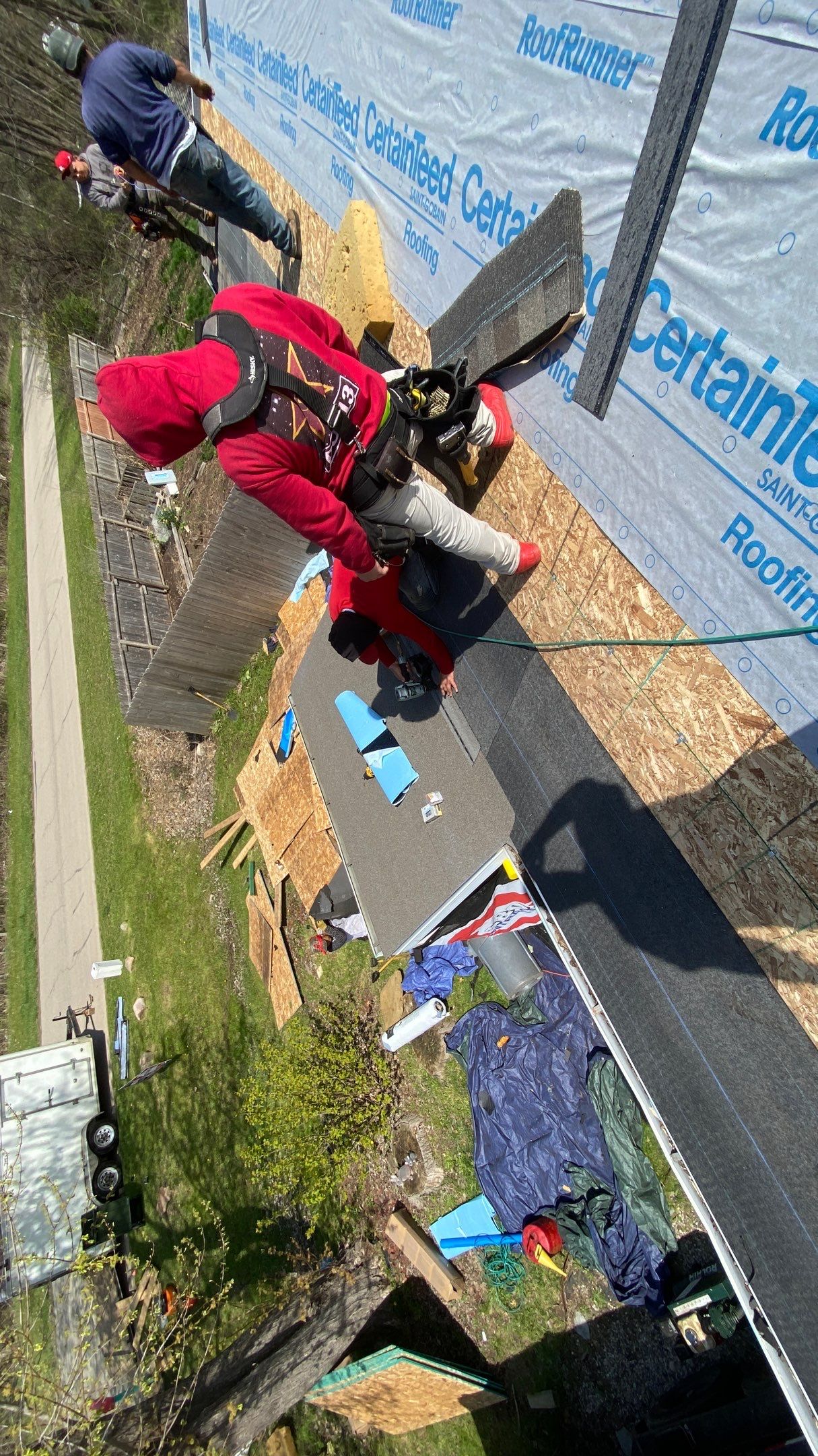 Roof Replacement using CertainTeed Landmark by 180 Contractors