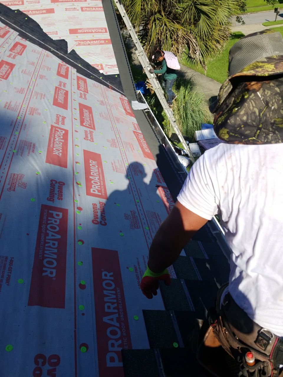 Residential Roofing Installation using Roof Replacement by American Roofing & Construction LLC