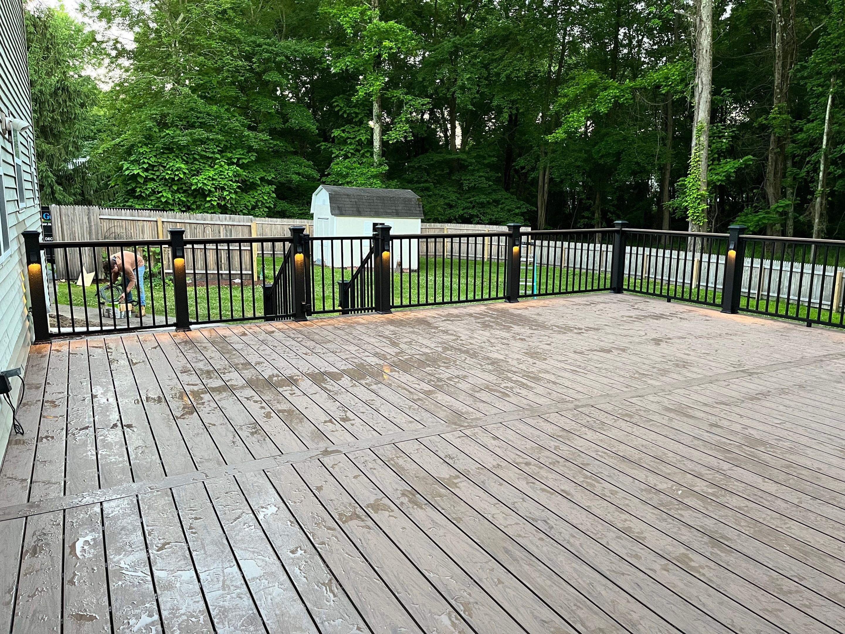 New Deck in Robinsville by deck guardian