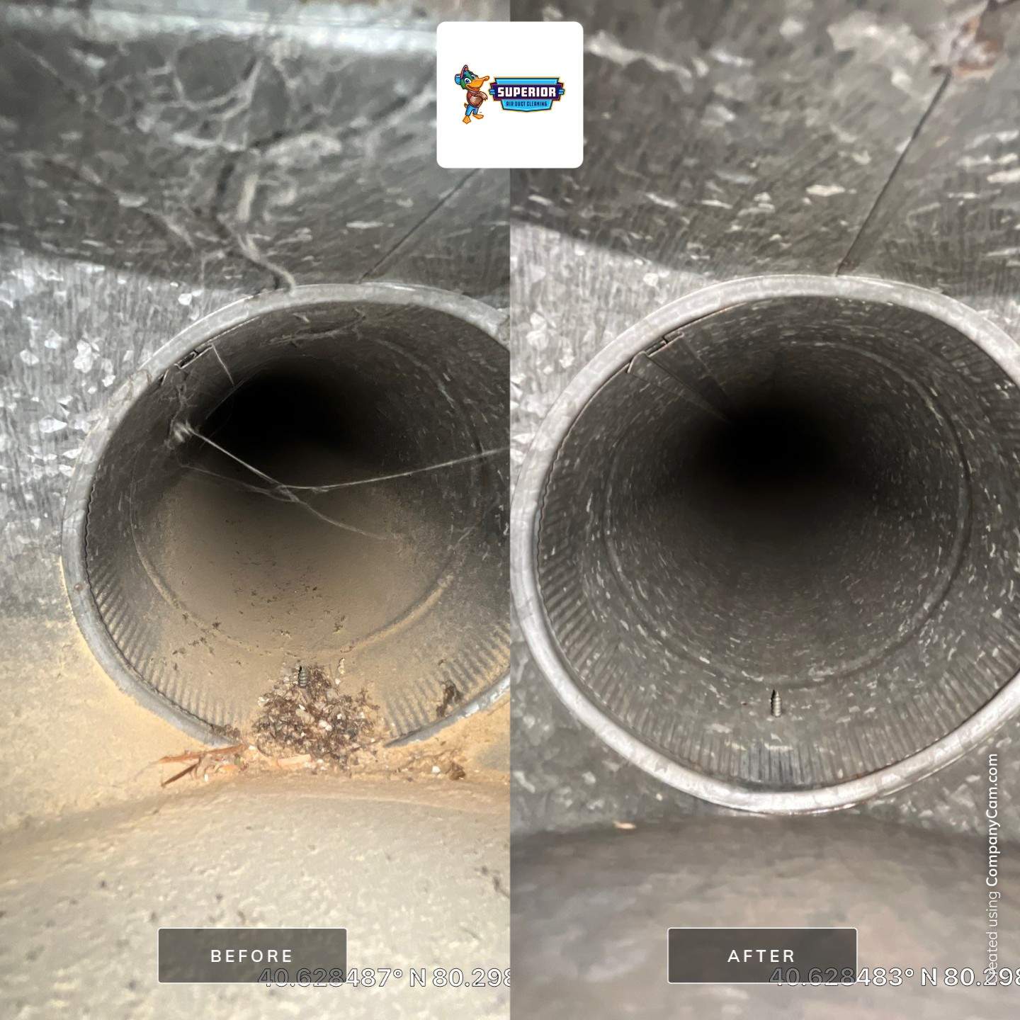 Air Duct Cleaning With a Vacuum Truck in Aliquippa, PA by Superior Air Duct Cleaning