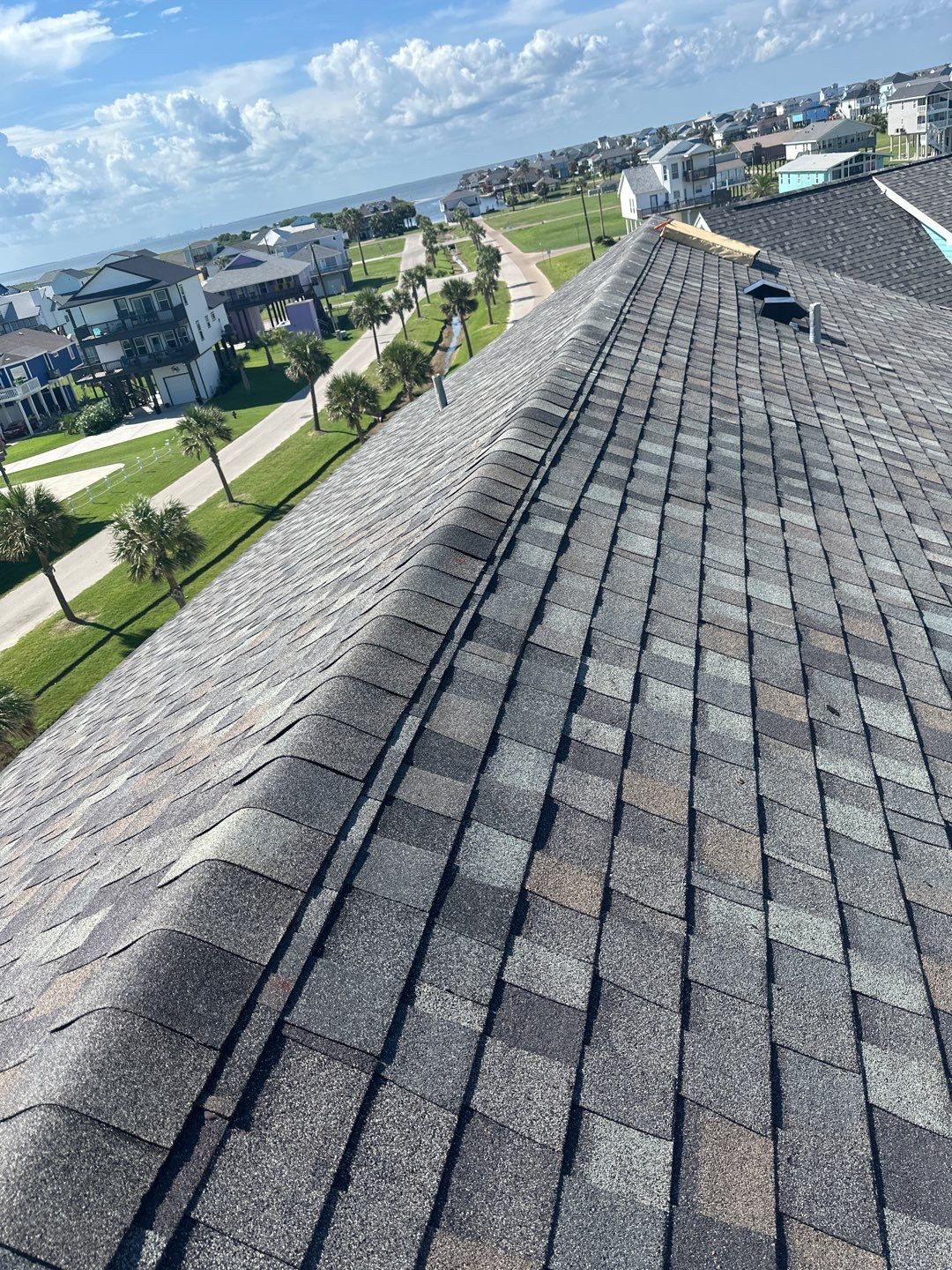 Hail Damage using Owen's Corning Duration (Lifetime) Shingles by Roof Repair Company