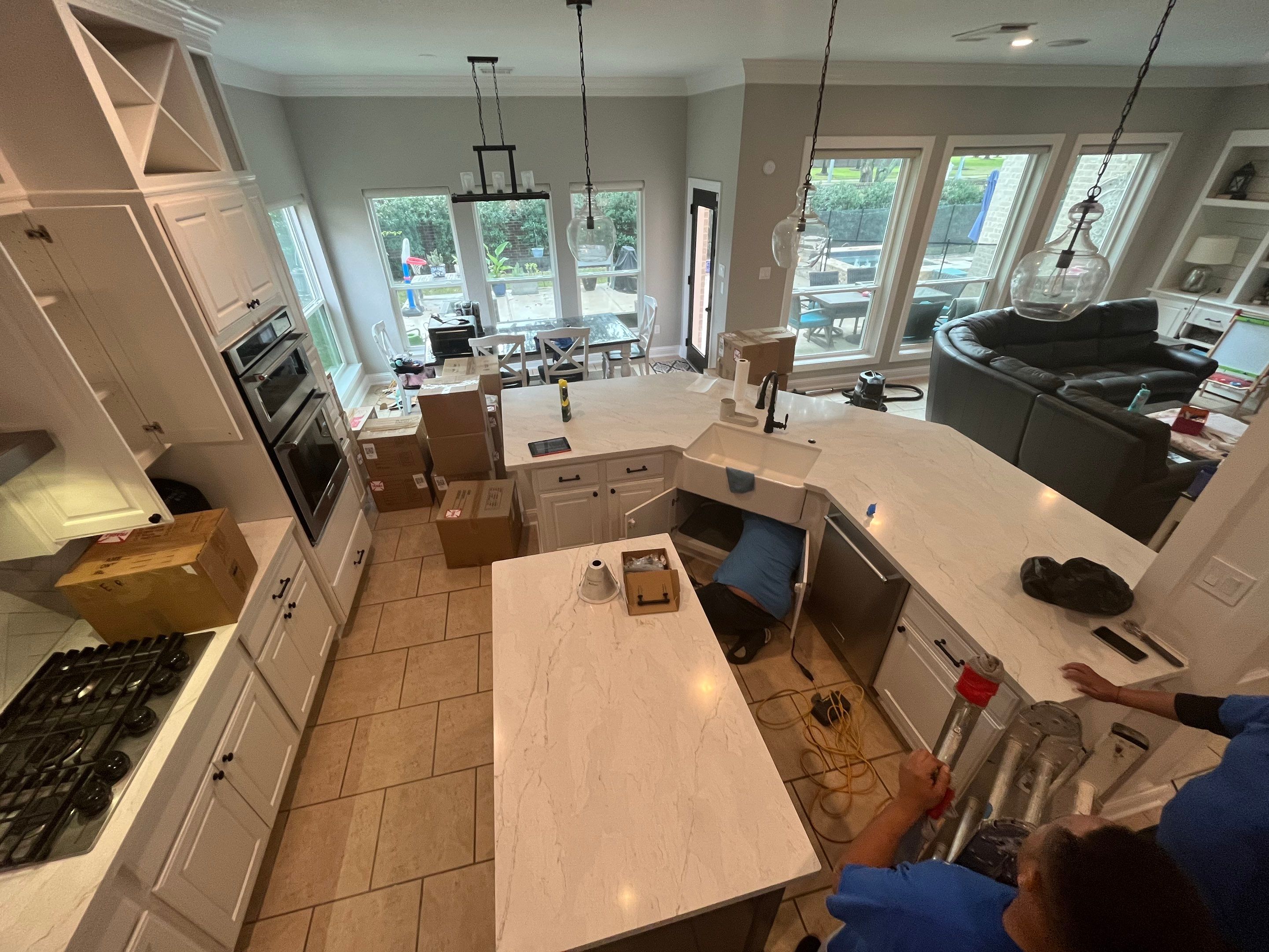 Stunning Kitchen Remodel   by L&T General Contractors and Restoration INC