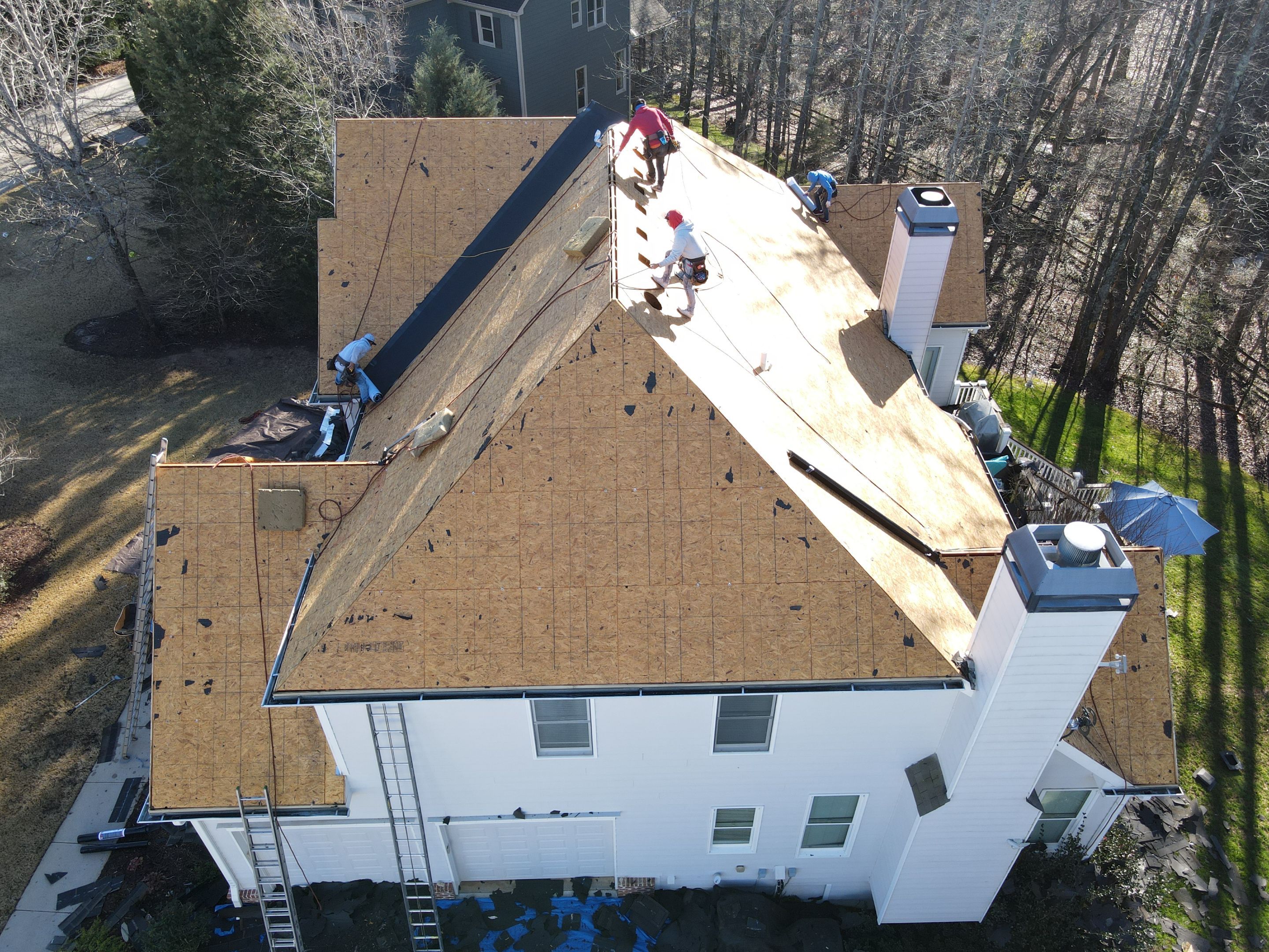 Residential Roofing Installation using Owens Corning by Inspector Roofing and Restoration