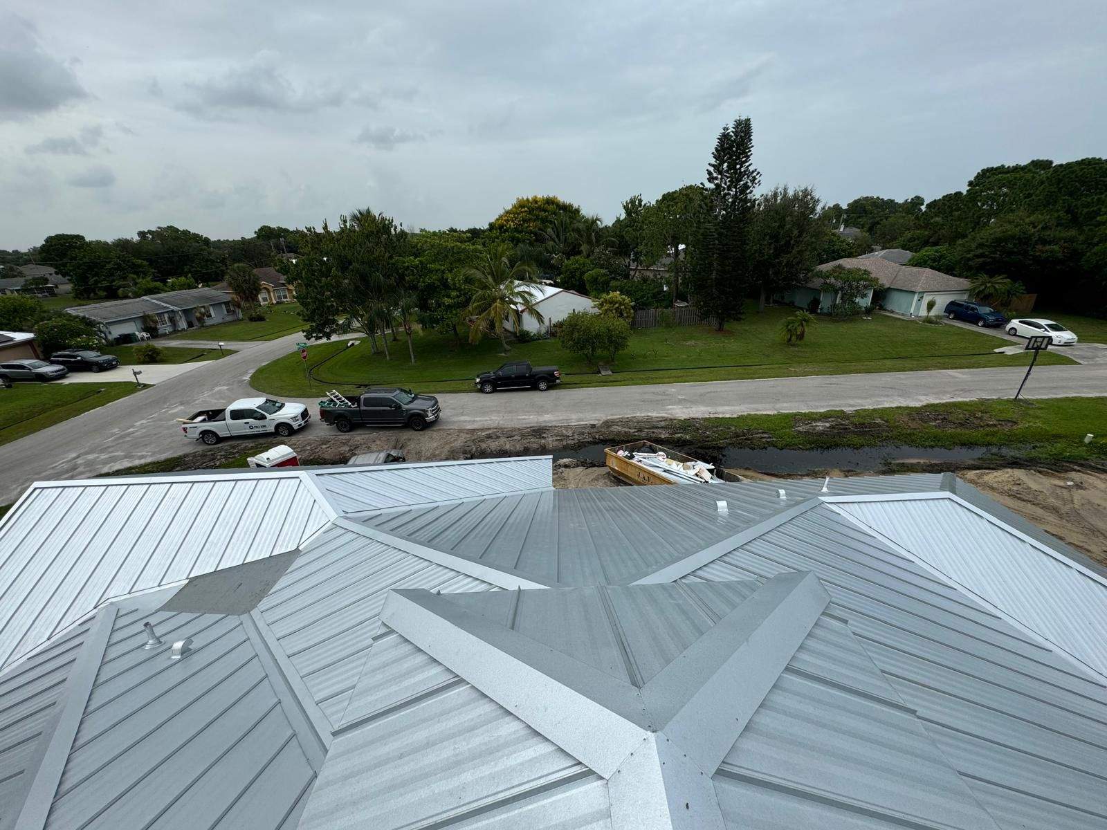 24ga 1" Nail-Strip Mill Finish by Total Roofing System The Metal Roof Experts