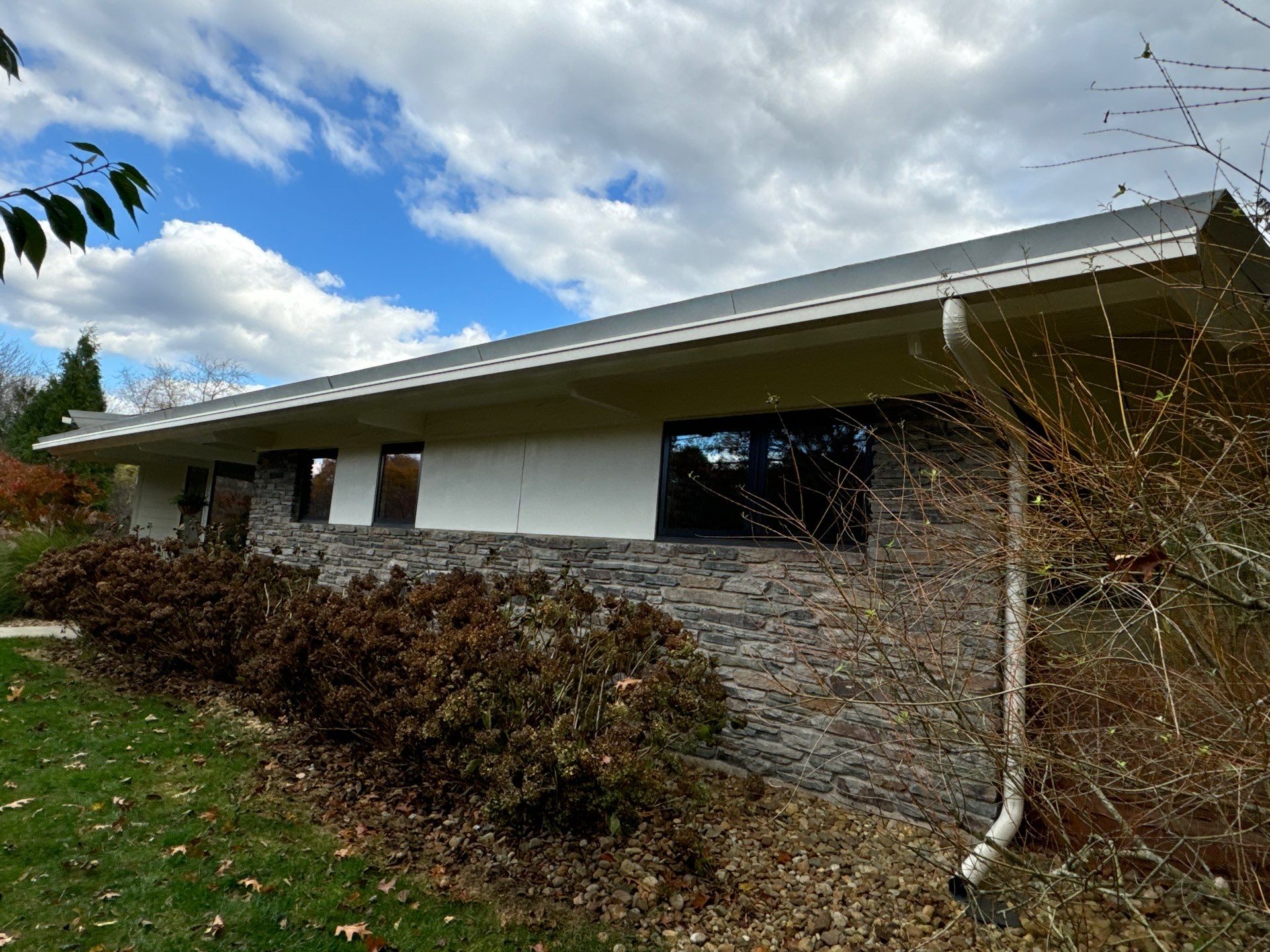 Gutter Installation using 6" Box Style Aluminum Gutter in Norwell, MA by Gutter Pro Enterprises
