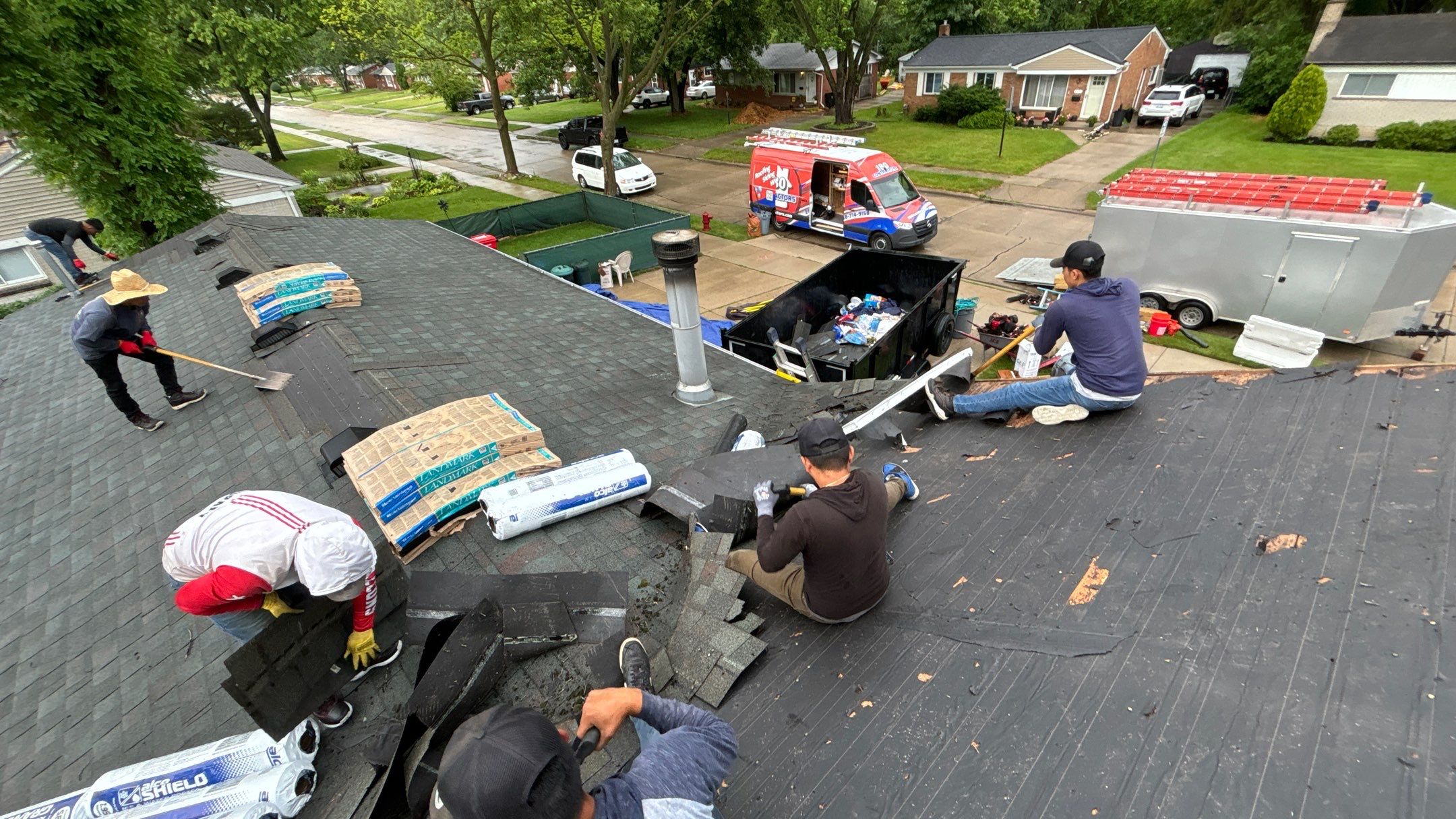 Roof Replacement using CertainTeed Landmark by 180 Contractors