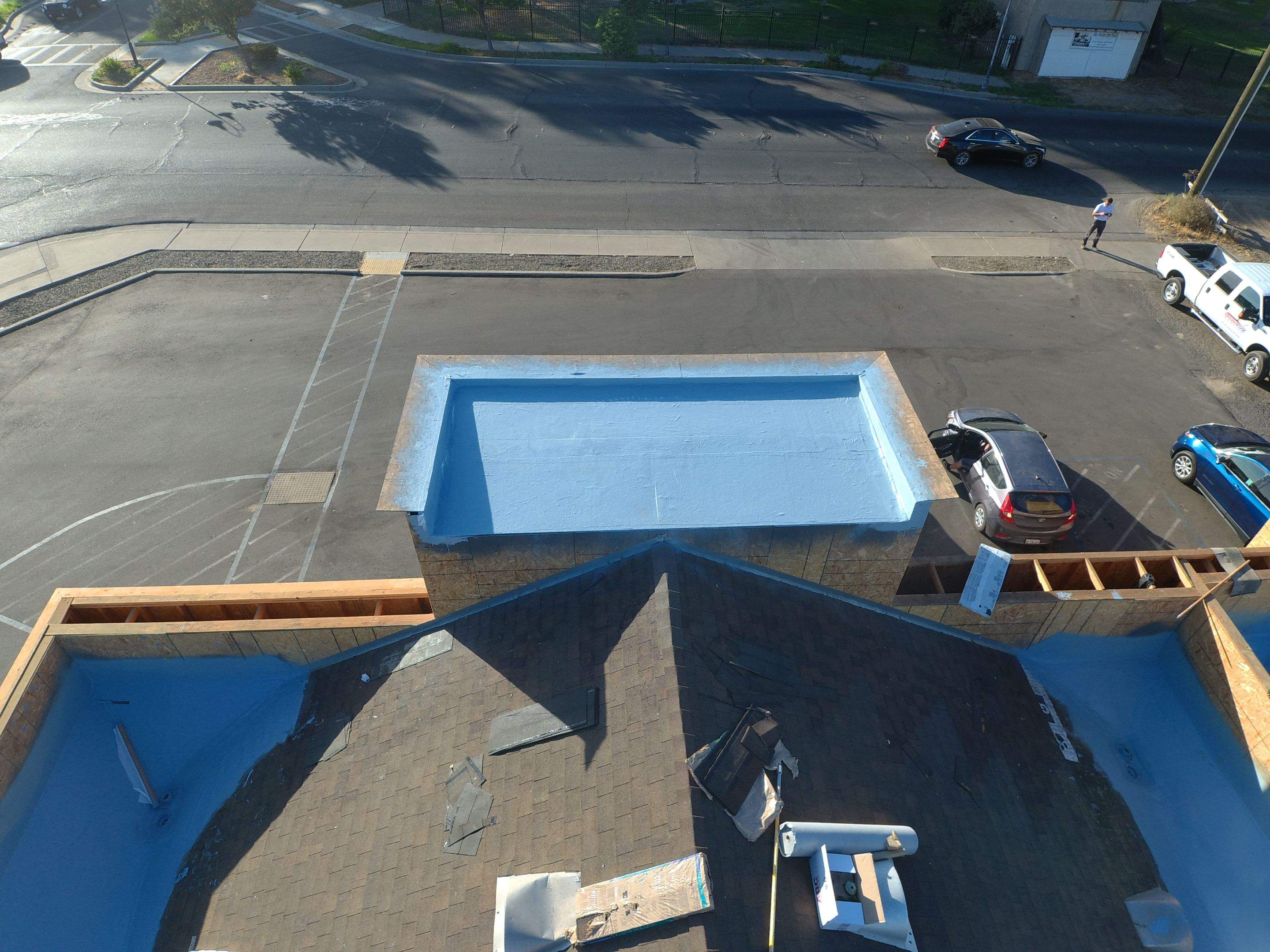 Spray foam and coatings using Conklin Benchmark/PUMA XL coatings and spray foam by Straight Edge Roofing Inc