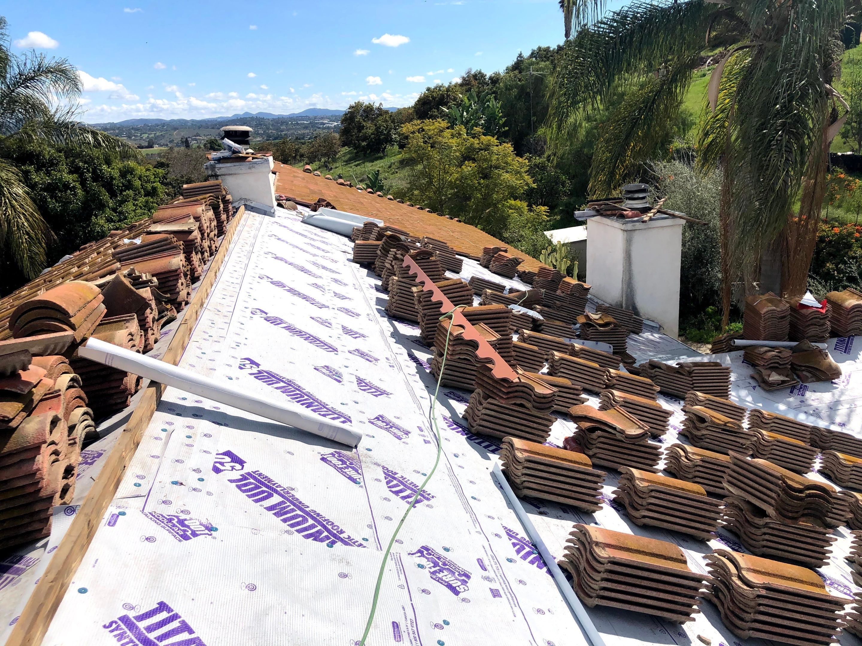 Vista, CA | Large Tile Roof Lift and Lay | Titanium UDL 50 by Zenith Roofing Services