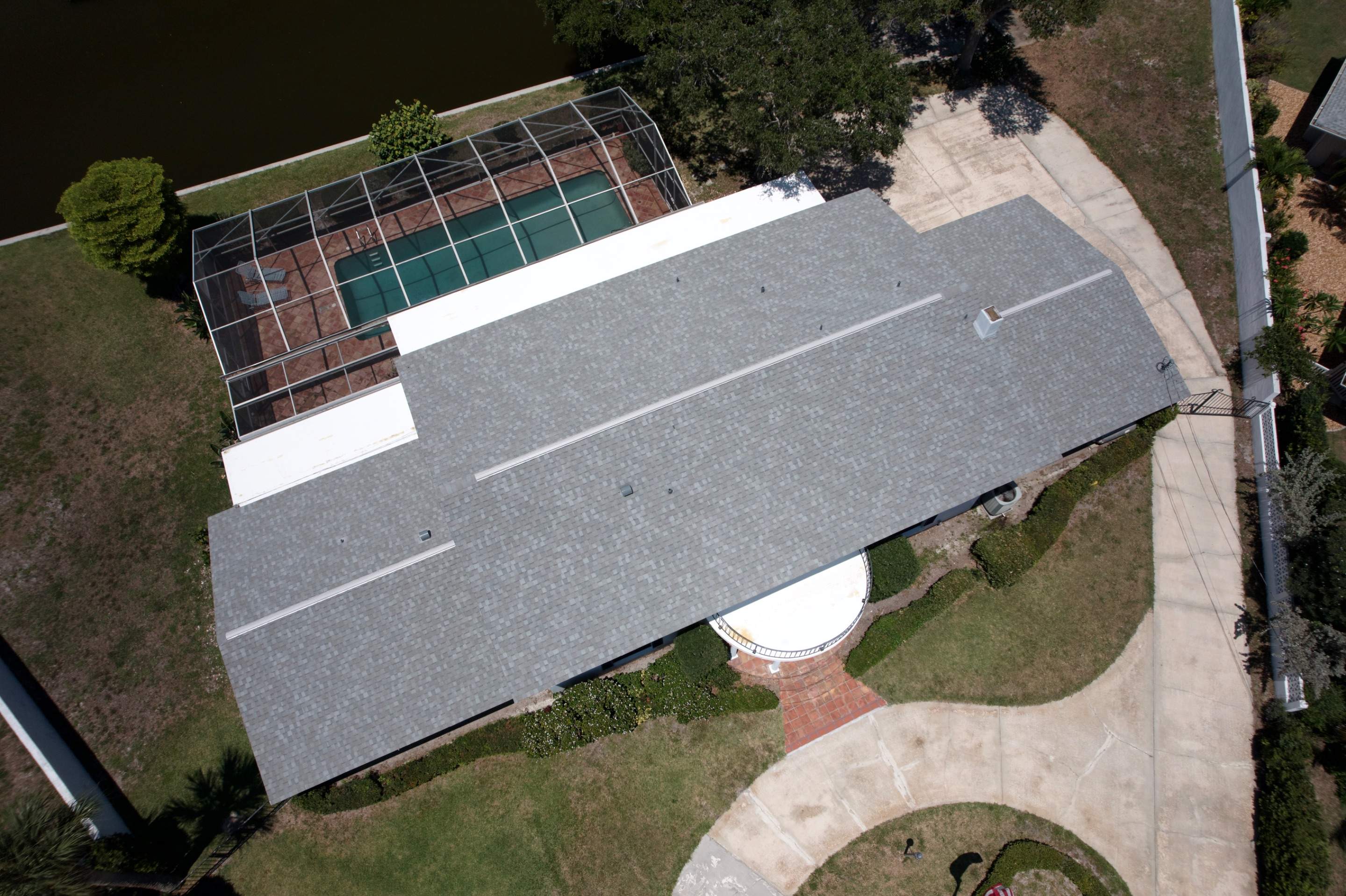 Architectural Shingle Roof Replacement and Decking Repair in Cocoa Beach by Wiedmann Construction & Roofing