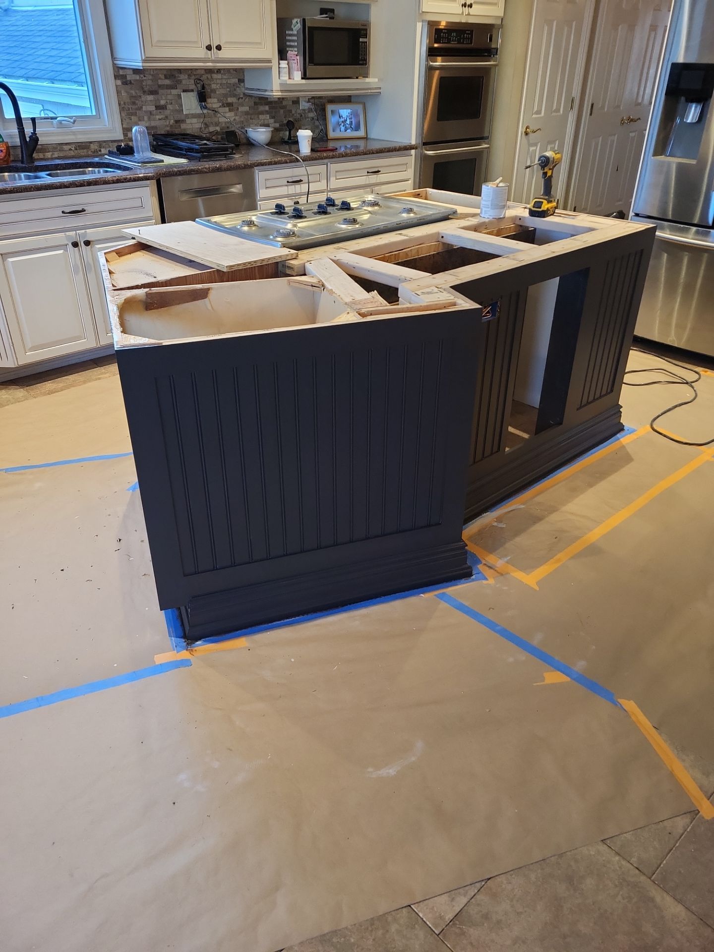 Custom Island Remodel by Spectrum Painting, LLC