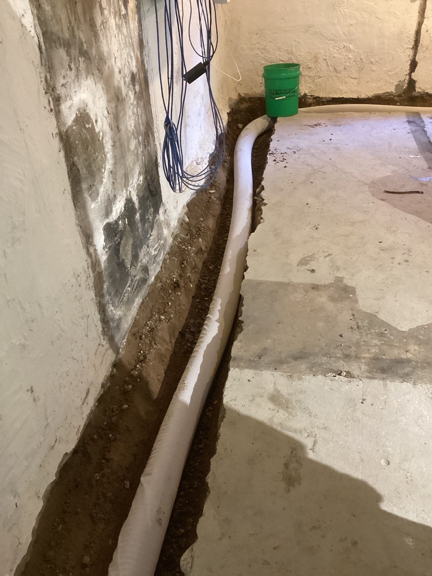 Interior Basement Waterproofing in NE MPLS by Waterproofing Northeast