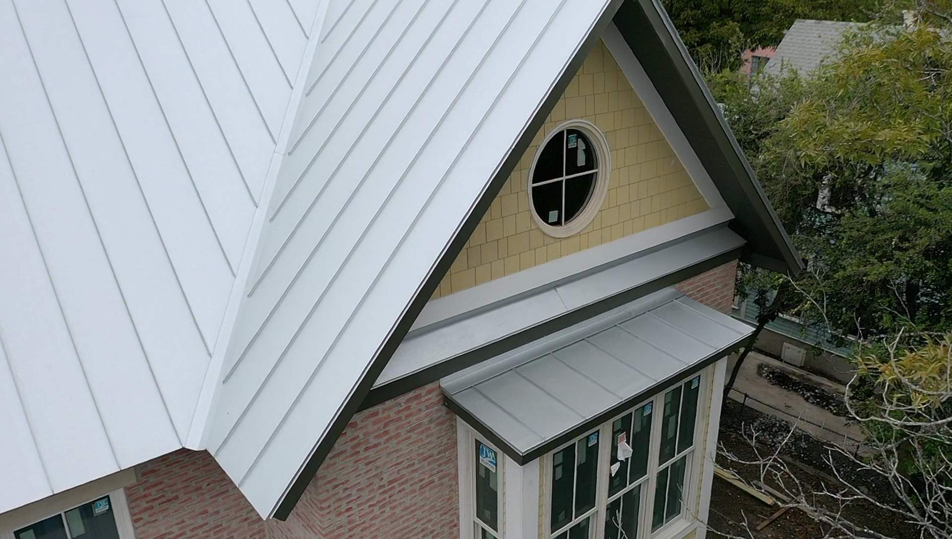 Residential Metal Roof Installation using McElroy Metal by Premier Roofing and Contracting