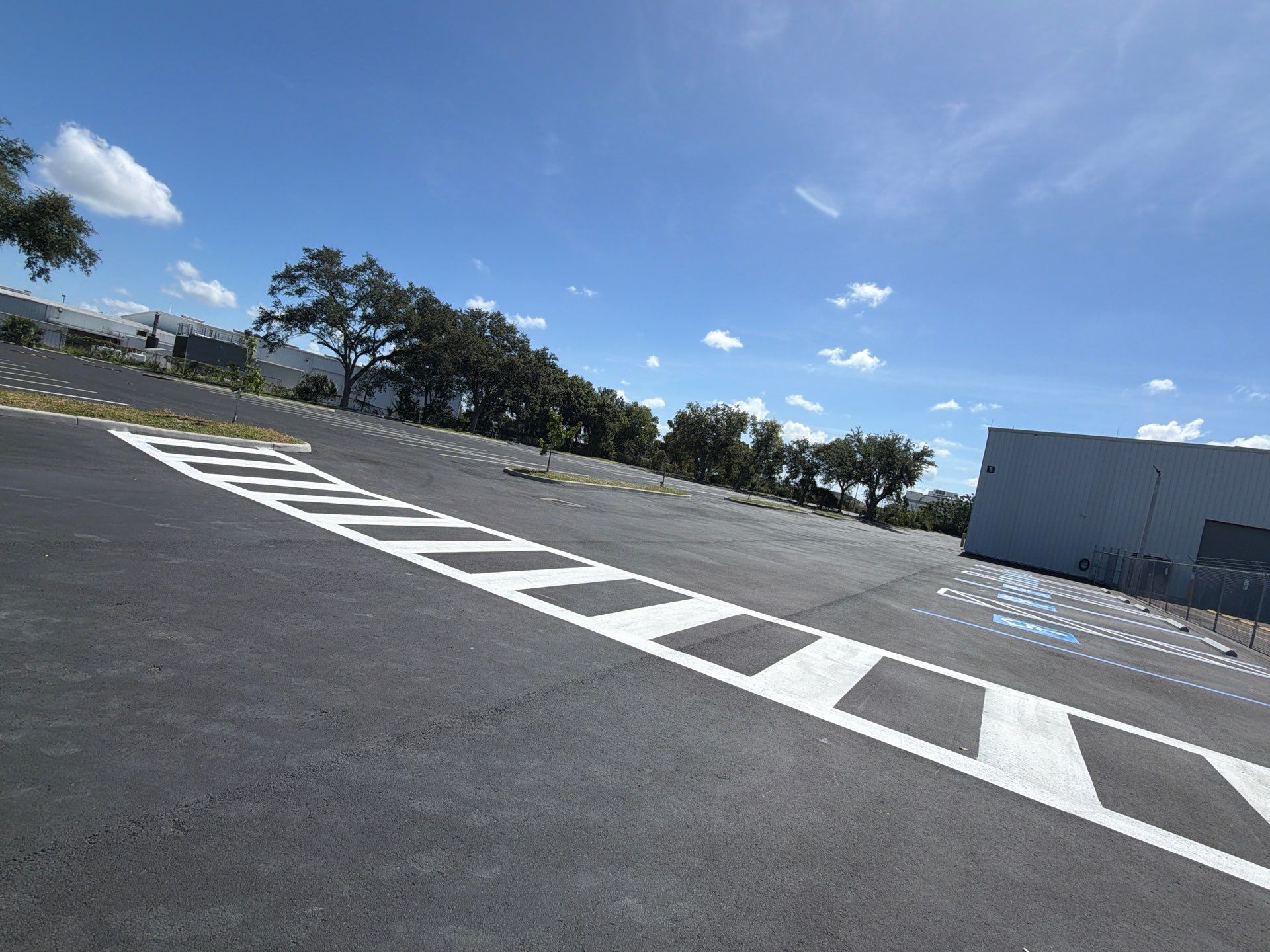 Industrial Safety Line Striping and Thermoplastic Walkways in Sarasota by Everline Coatings & Services - Southwest FL