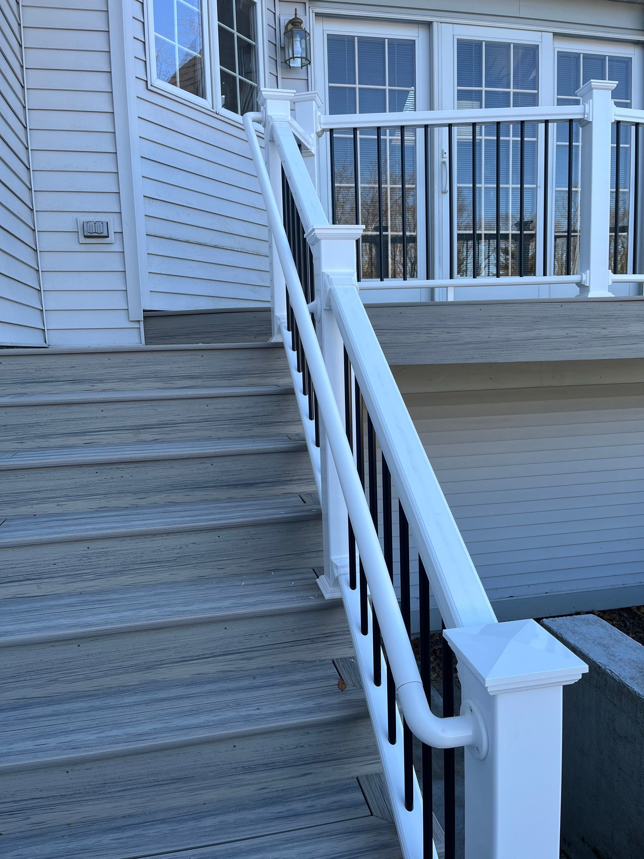 Custom deck using Deckorators by Burke Home Services