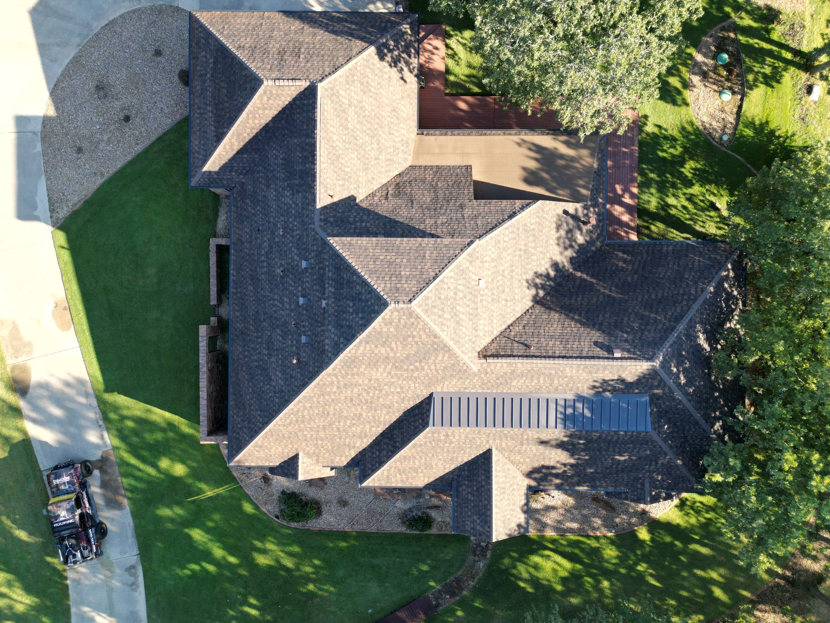 IKO Shadow Brown by First Out Roofing 