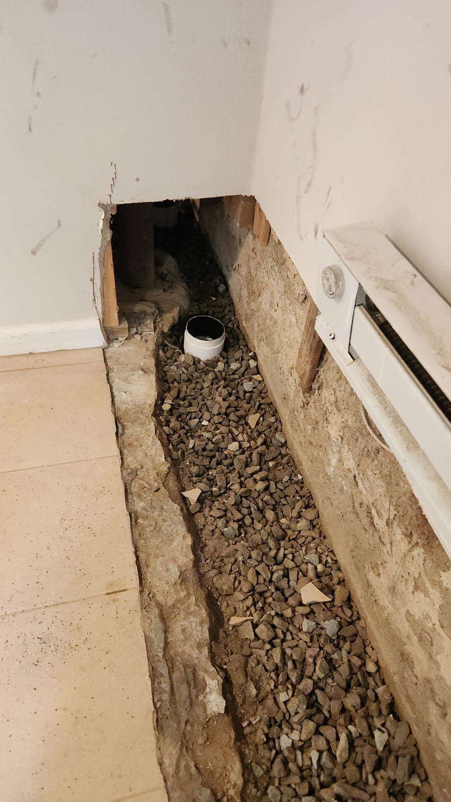 Interior French Drain Newton NJ by Pure Service Pro, LLC 