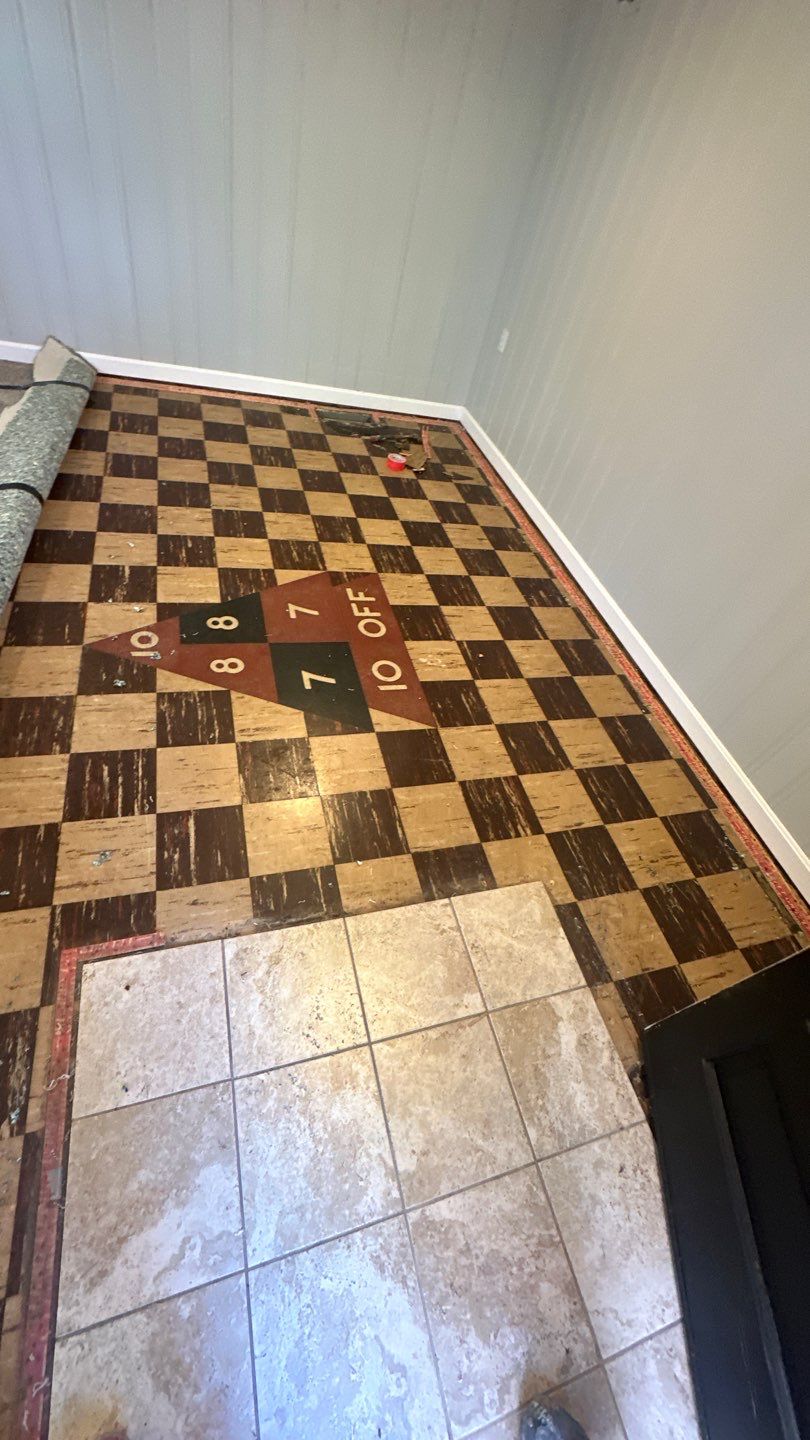 Twilight Garage, Walkway and Porch Project in Pittsburgh by Floors in a Day, Inc