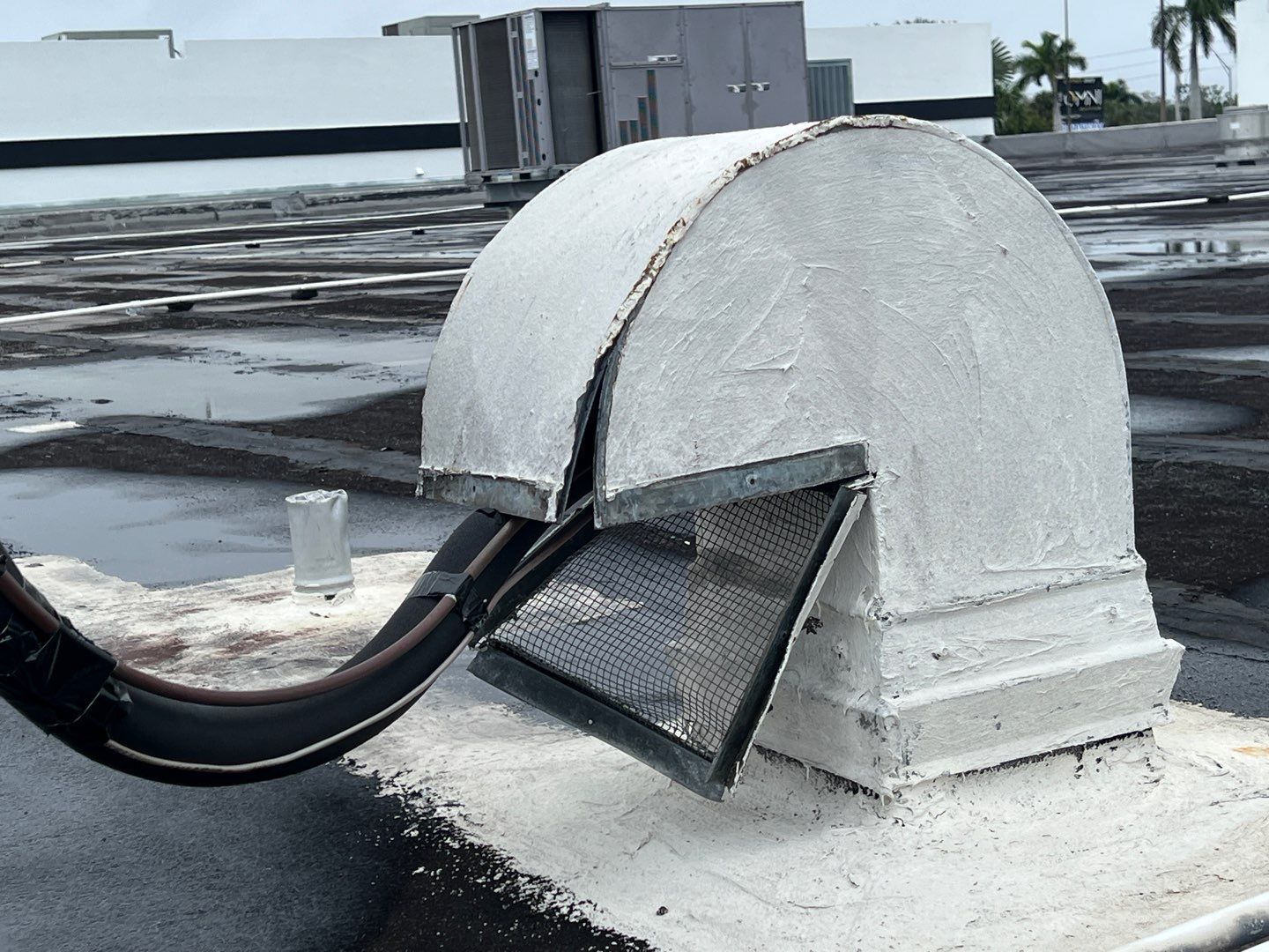 Commercial Roofing Repair using Roof Sealant by Four Peaks Roofing