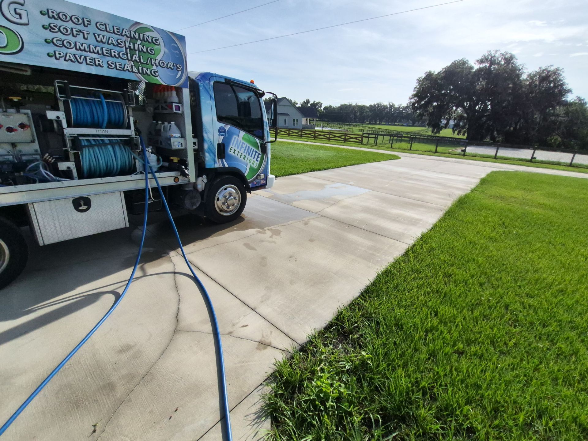 Modern Farmhouse Routine Cleaning in Reddick by Infinite Exteriors LLC