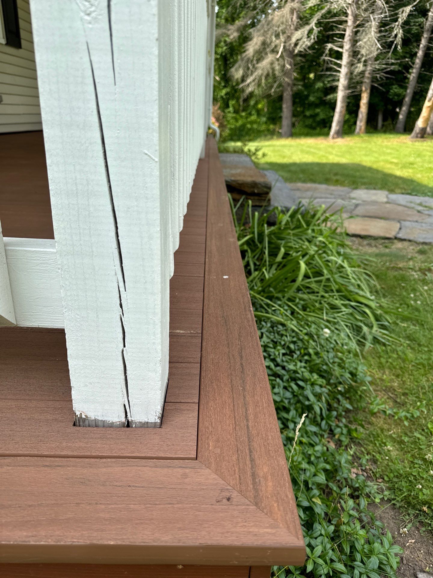 Front Porch Upgrades using TimberTech Advanced PVC Porch Collection by Chagnon Building & Remodeling LLC