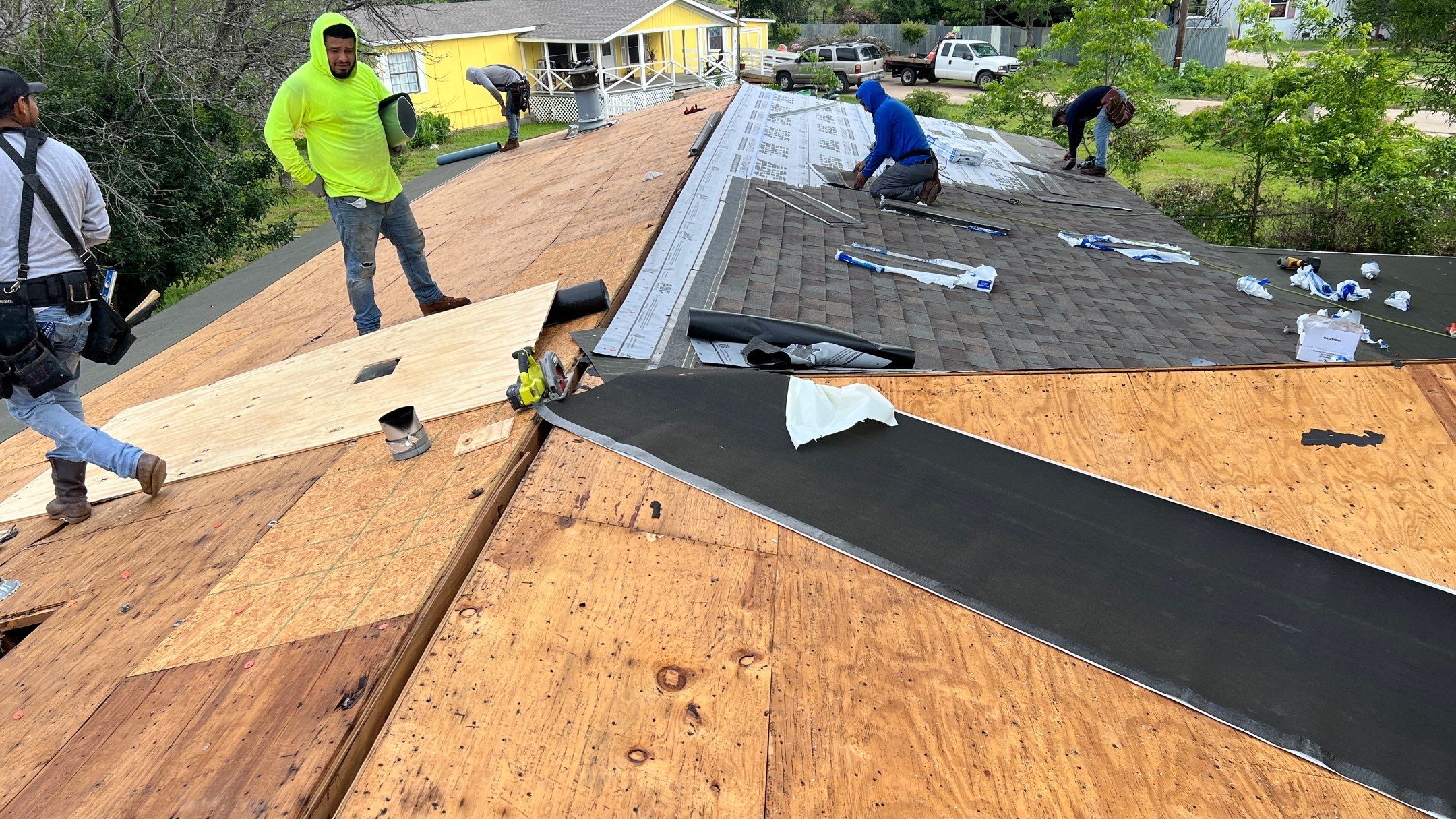 Residential Roofing Installation using Malarkey Vista AR by Harvey Roofing & Construction