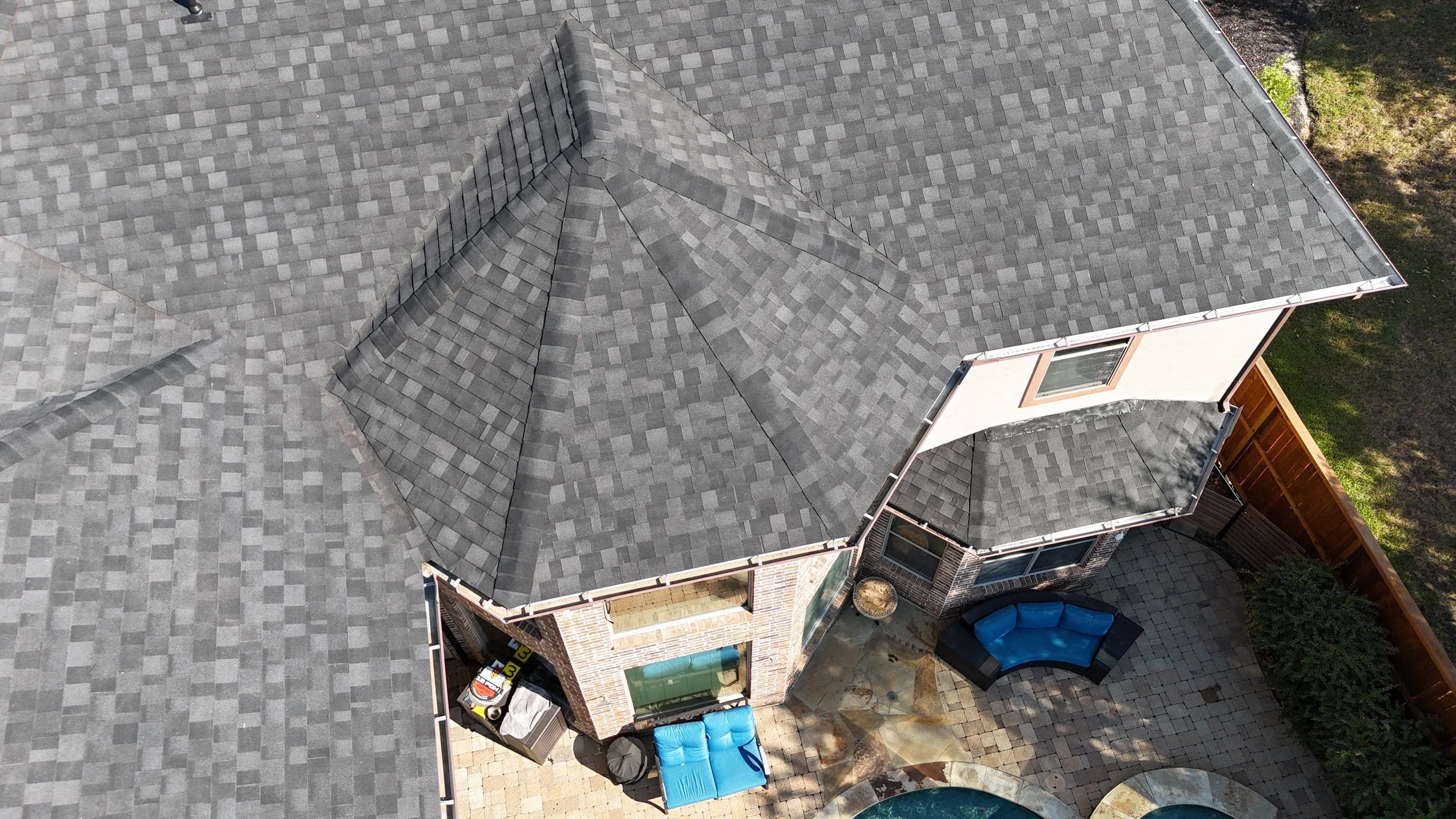 Residential Roofing Installation using IKO Dynasty by Core Four Roofing