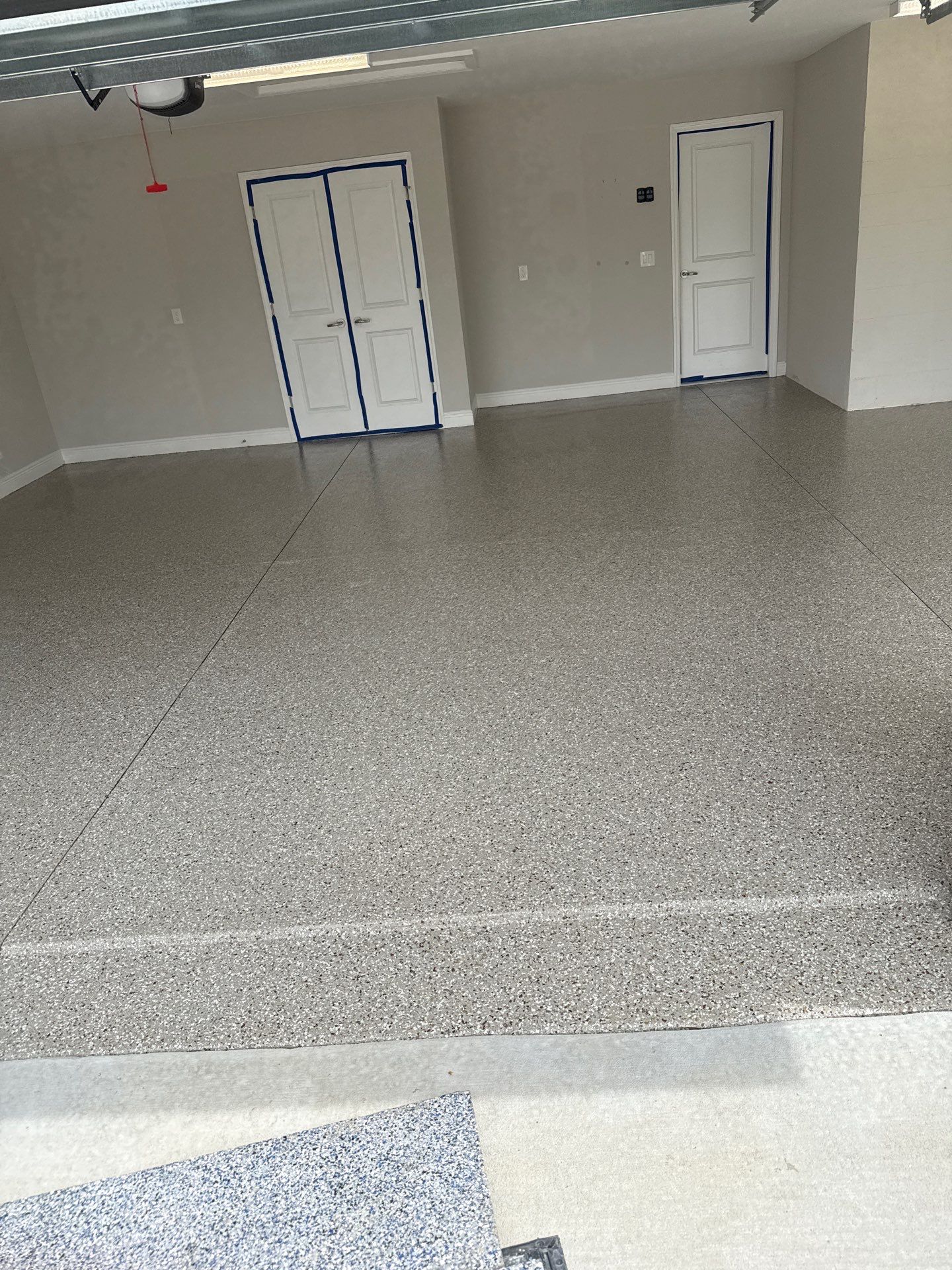 Garage in Pebble Beach by Innovative Concrete Coatings 