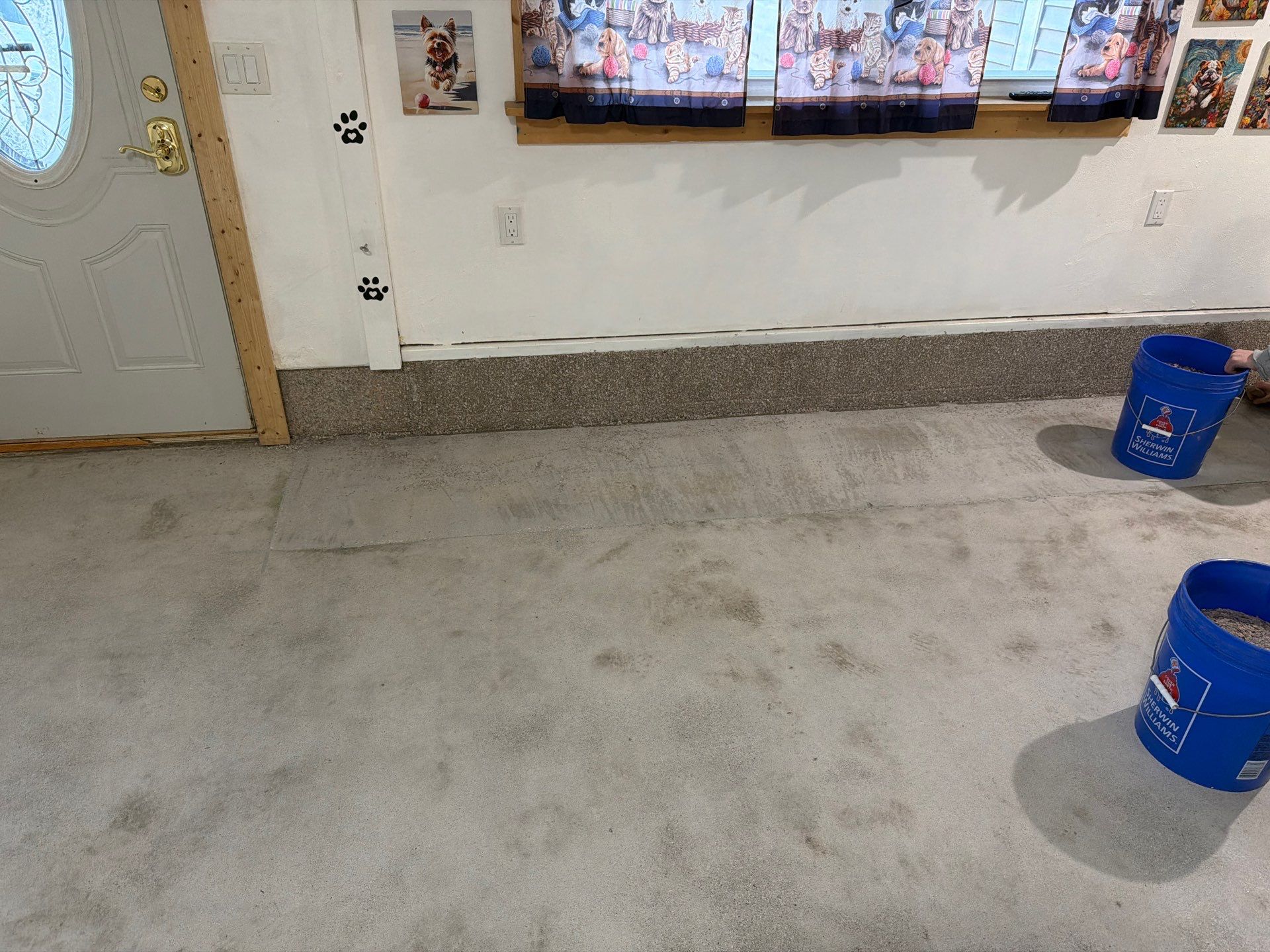 Durable Epoxy Flake Floor for Dog Grooming Studio – Norton Shores, MI by Gordon Painting