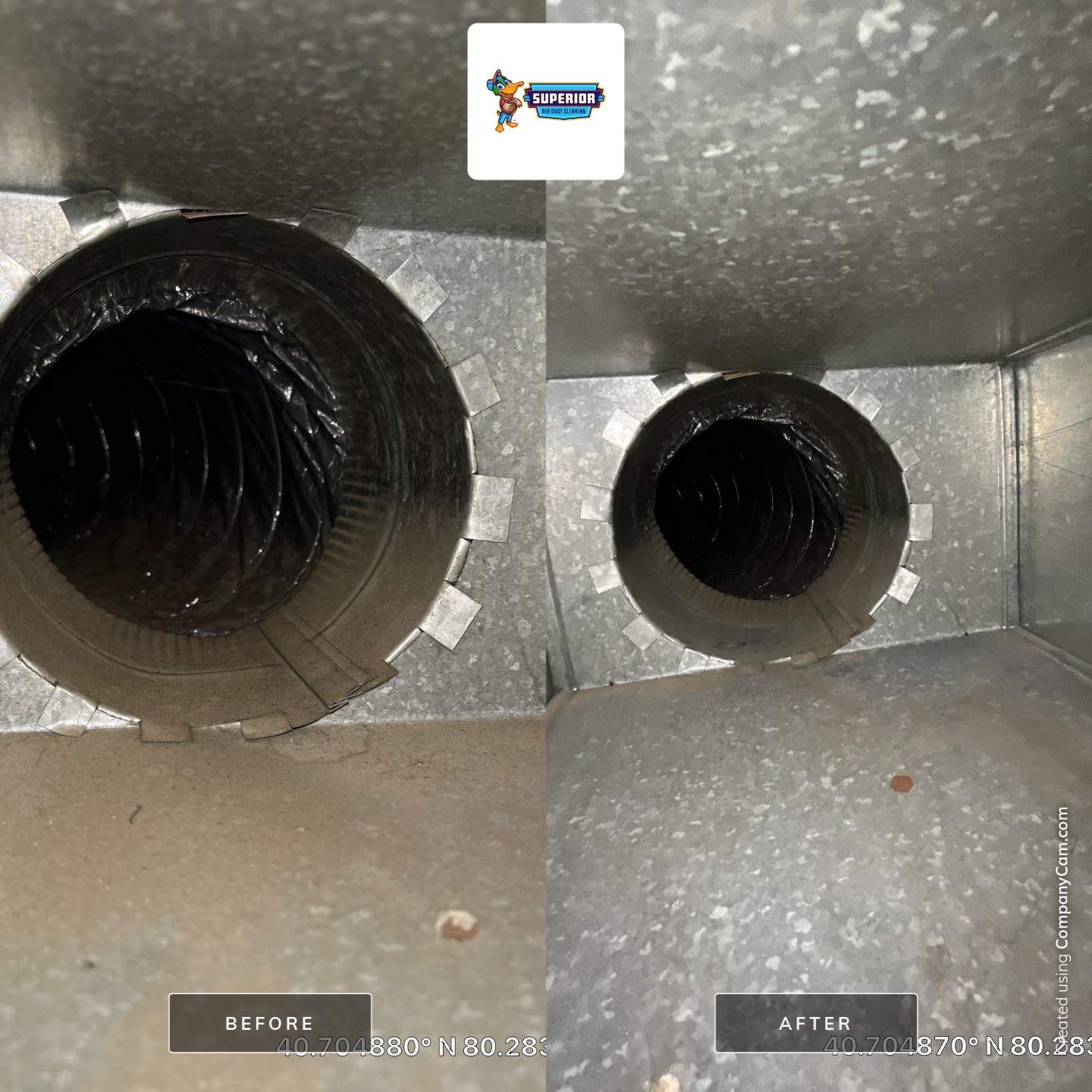 Air Duct Cleaning With a Vacuum Truck in Rochester, PA by Superior Air Duct Cleaning