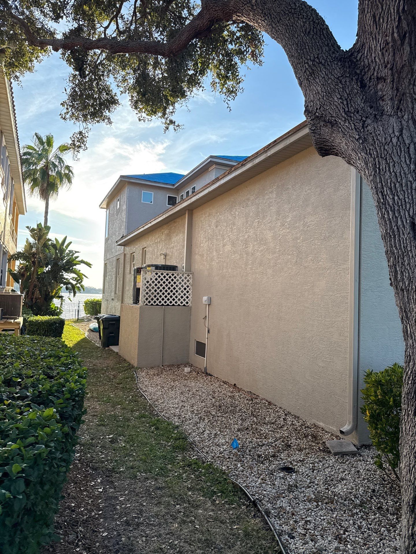 Soffit and Fascia Installation and black seamless gutters in Sarasota FL by Gutter Professors
