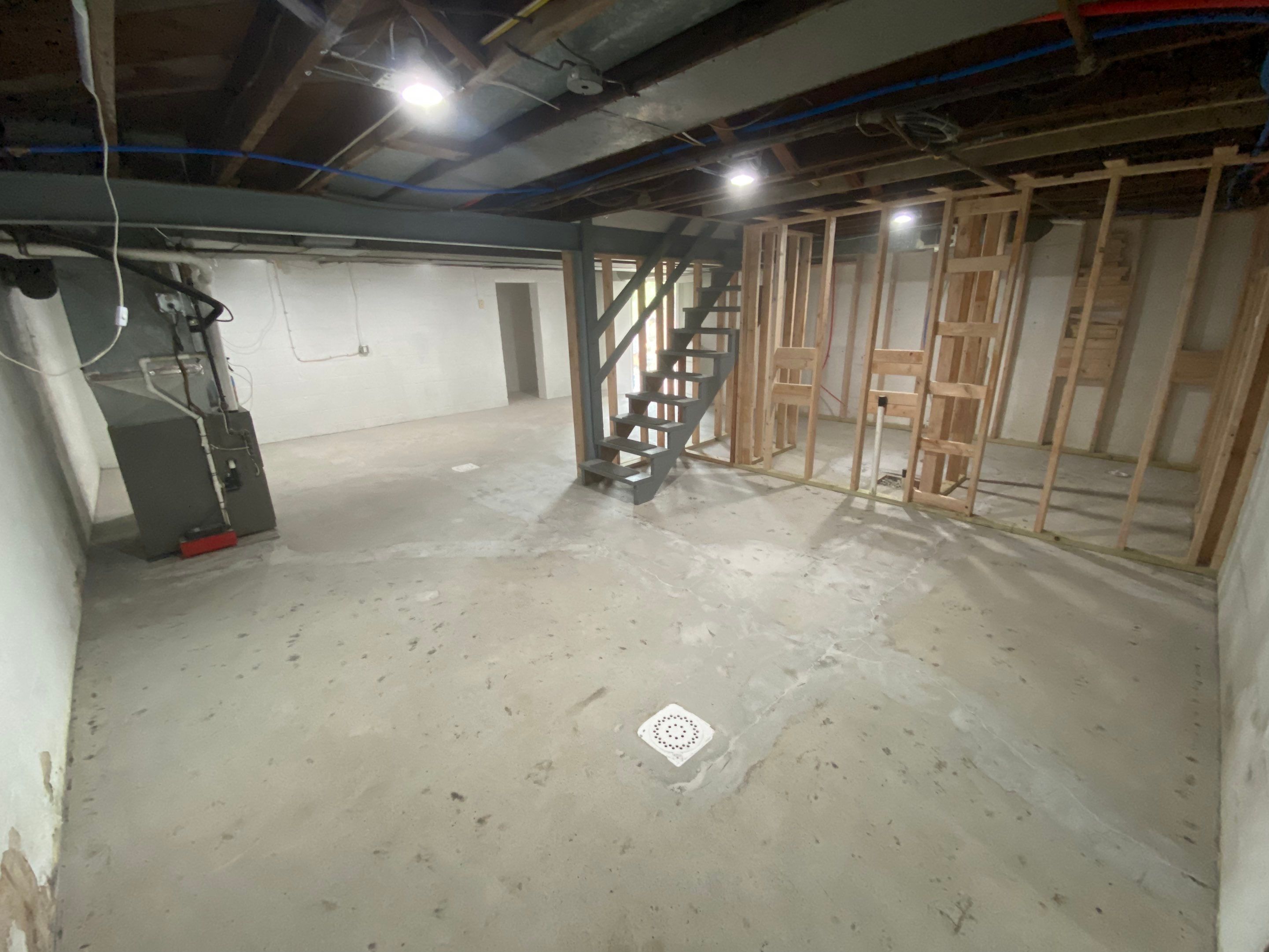 Basement + Garage Project in Pittsburgh by Floors in a Day, Inc