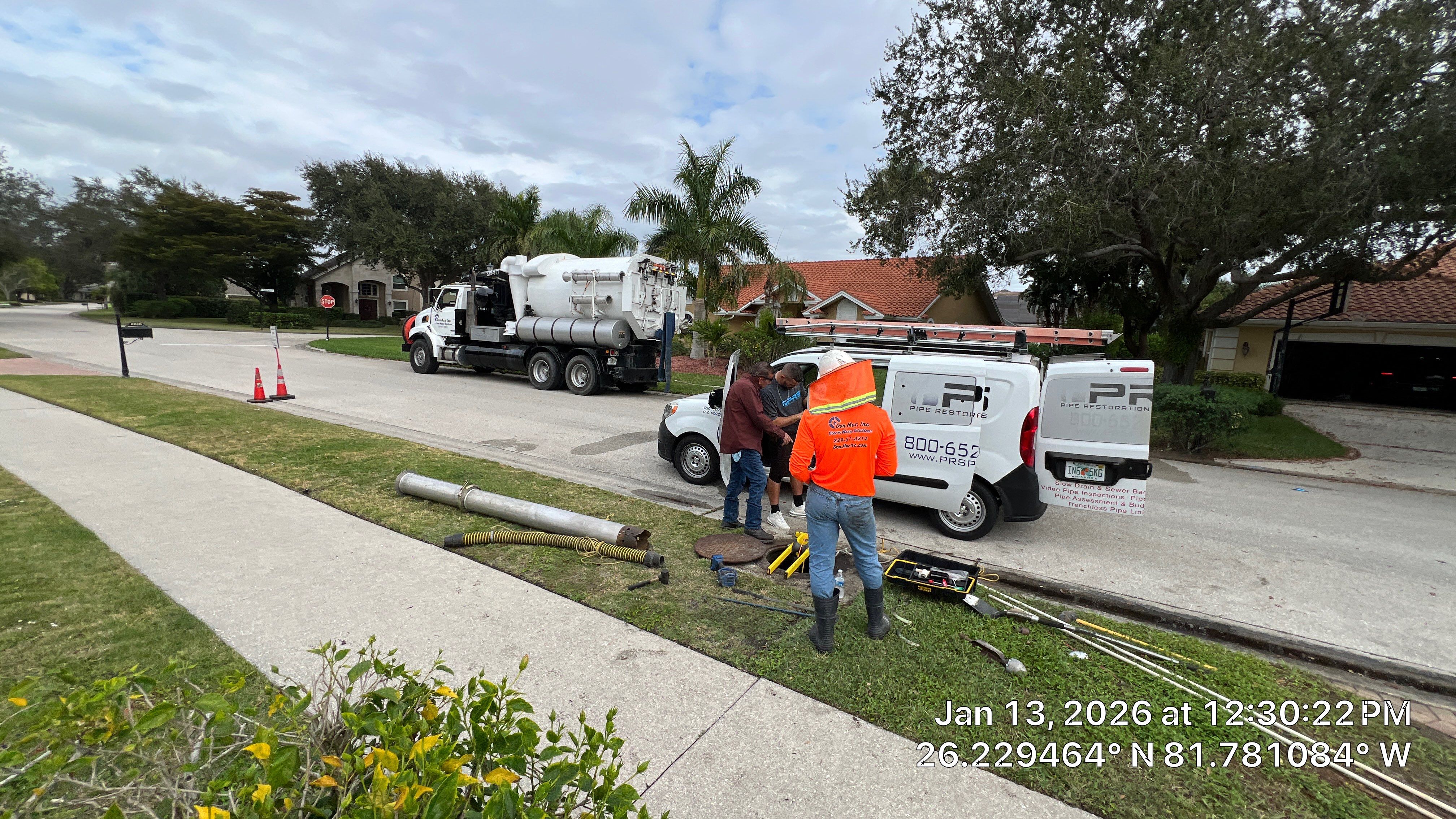 Naples Community Root Intrusion Investigation with P.R.S. by APS Power & Water