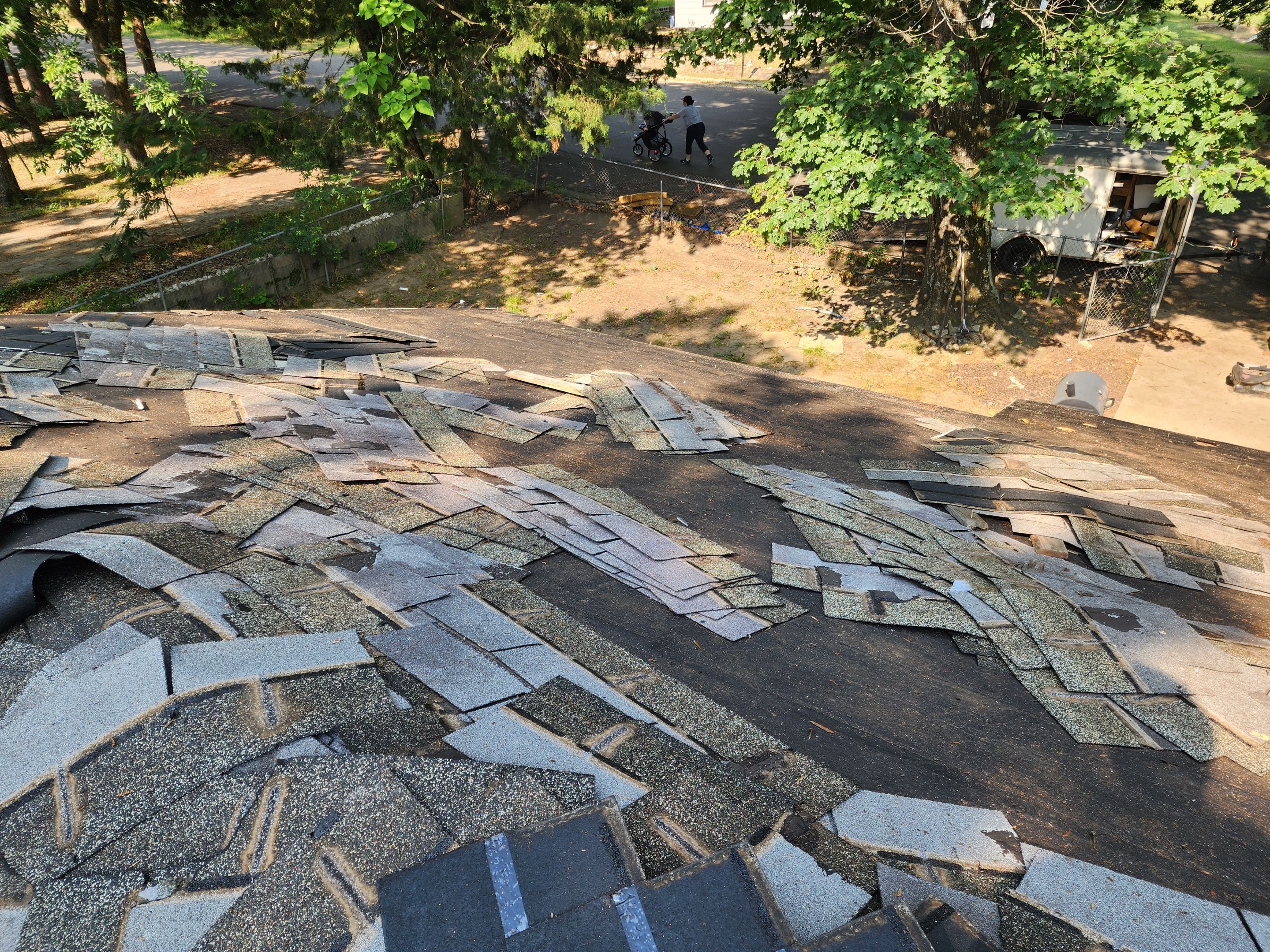 Residential Roofing Installation using 29 Gauge Galvalume Metal by Hostetler Roofing