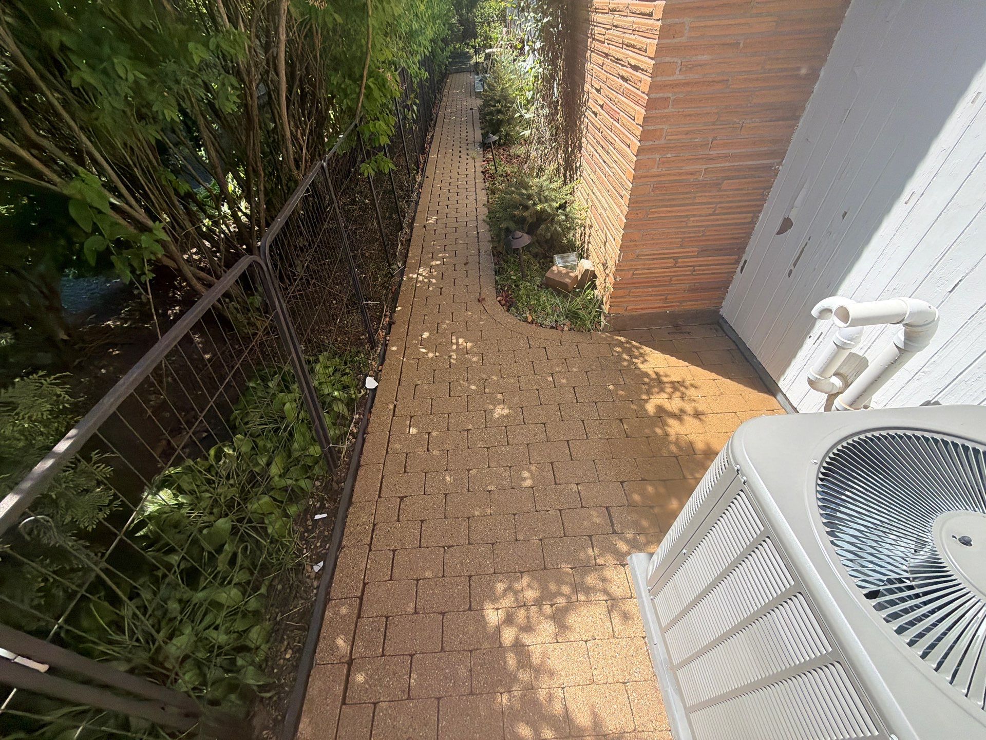 Brick Paver Cleaning and Polymeric Sand Installation by Northern Power Washing LLC.