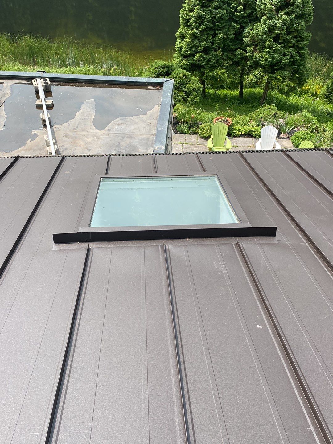 Roof Replacement using 16" Standing Seam Panels by Jay Carter Roofing & Sheet Metal