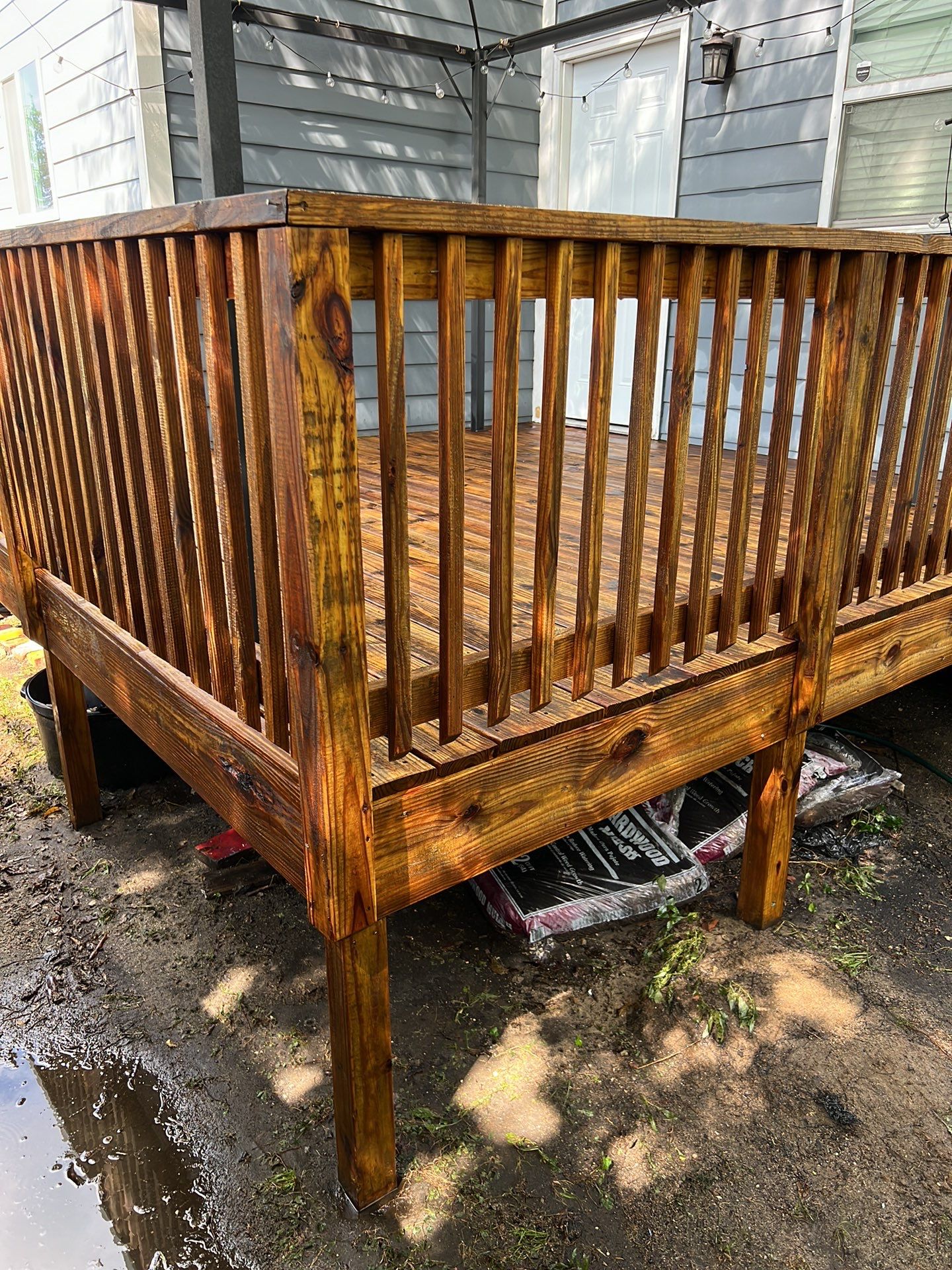 Weathered Deck using Wood Sealant by DuraSeal