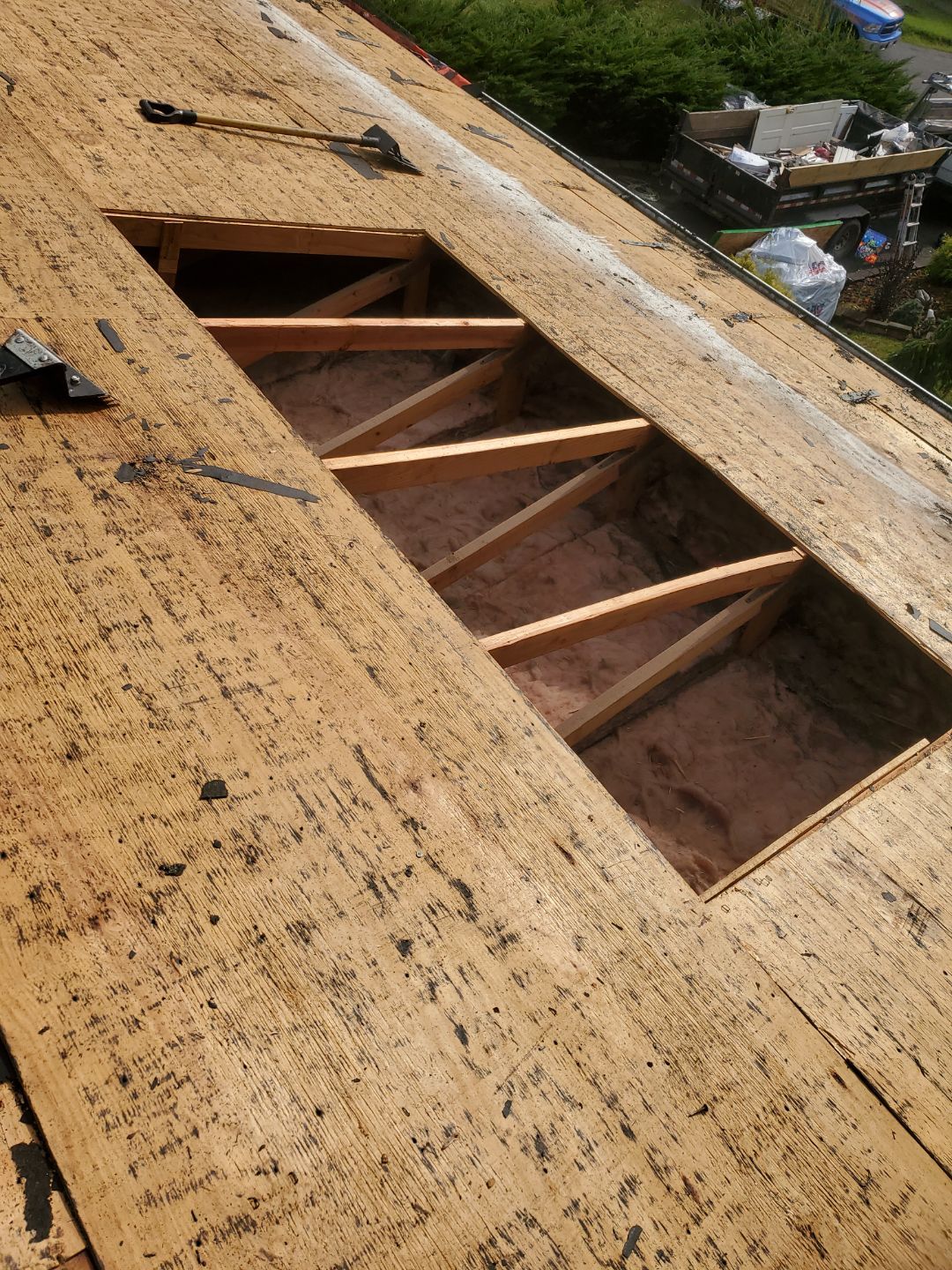 Residential Roofing Installation using GAF Timberline HDZ Pewter Gray by Rainstoppers Roofing