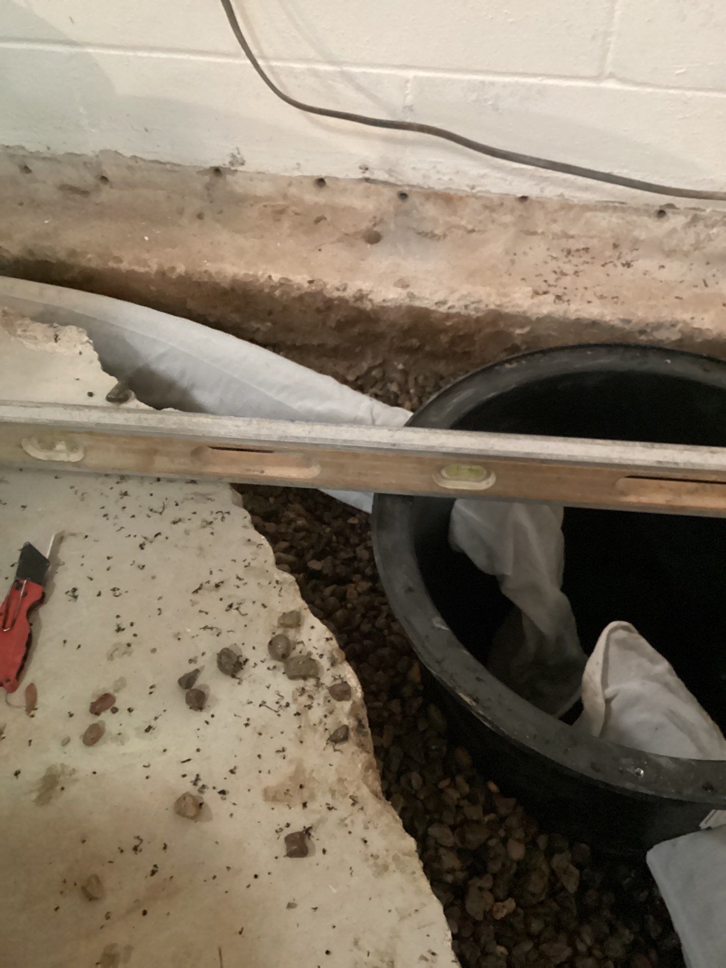 Drain tile in Woodbury by Waterproofing Northeast