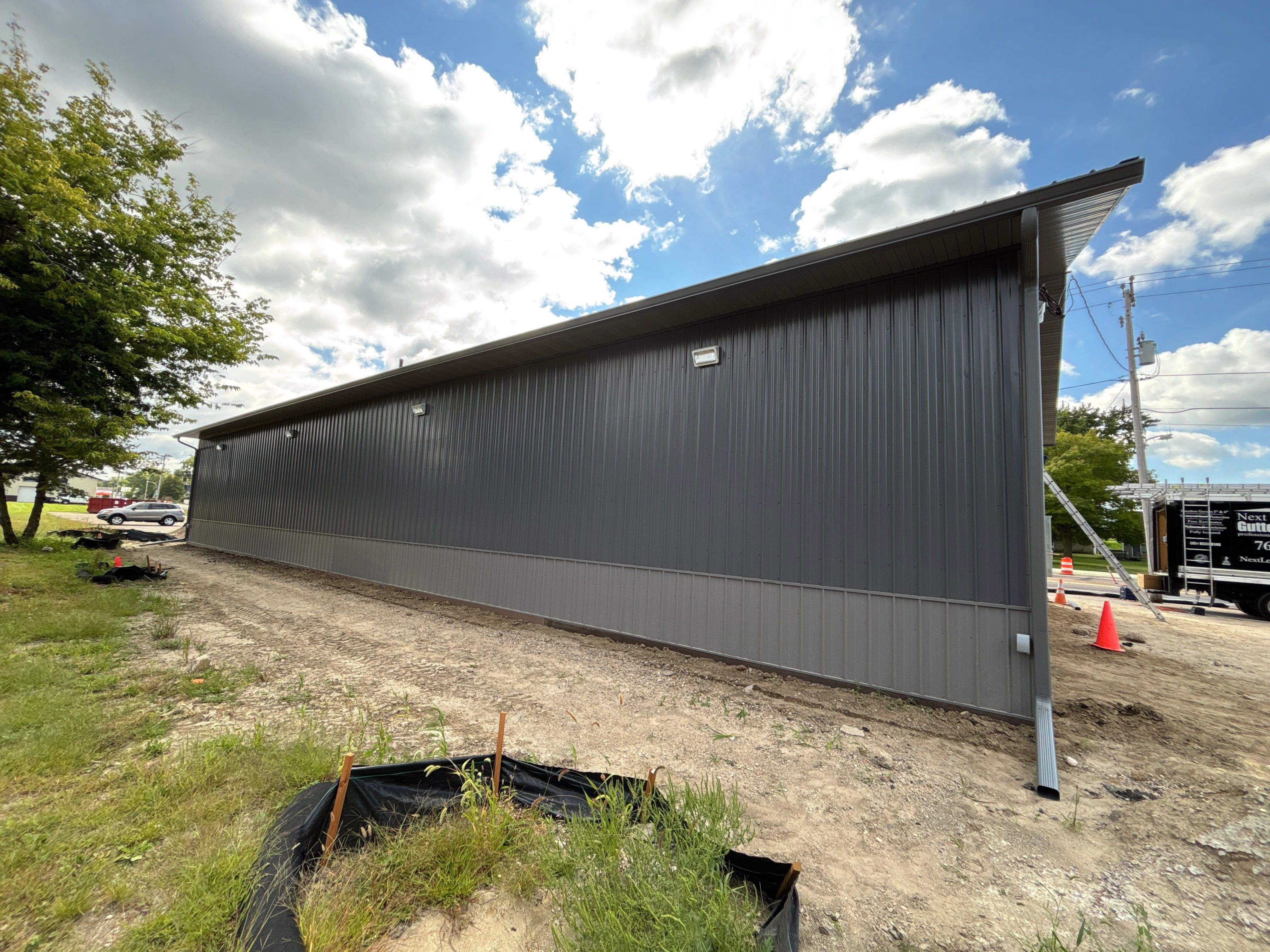 Charcoal Grey Seamless Gutters – Waverly, MN  by Next Level Seamless Gutters / Exteriors Inc.