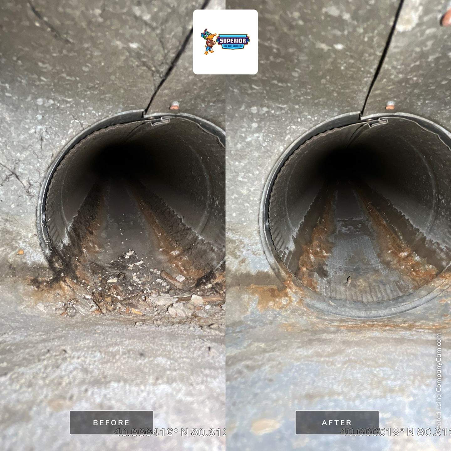 Air Duct & Dryer Vent Cleaning With a Vacuum Truck in Monaca, PA by Superior Air Duct Cleaning
