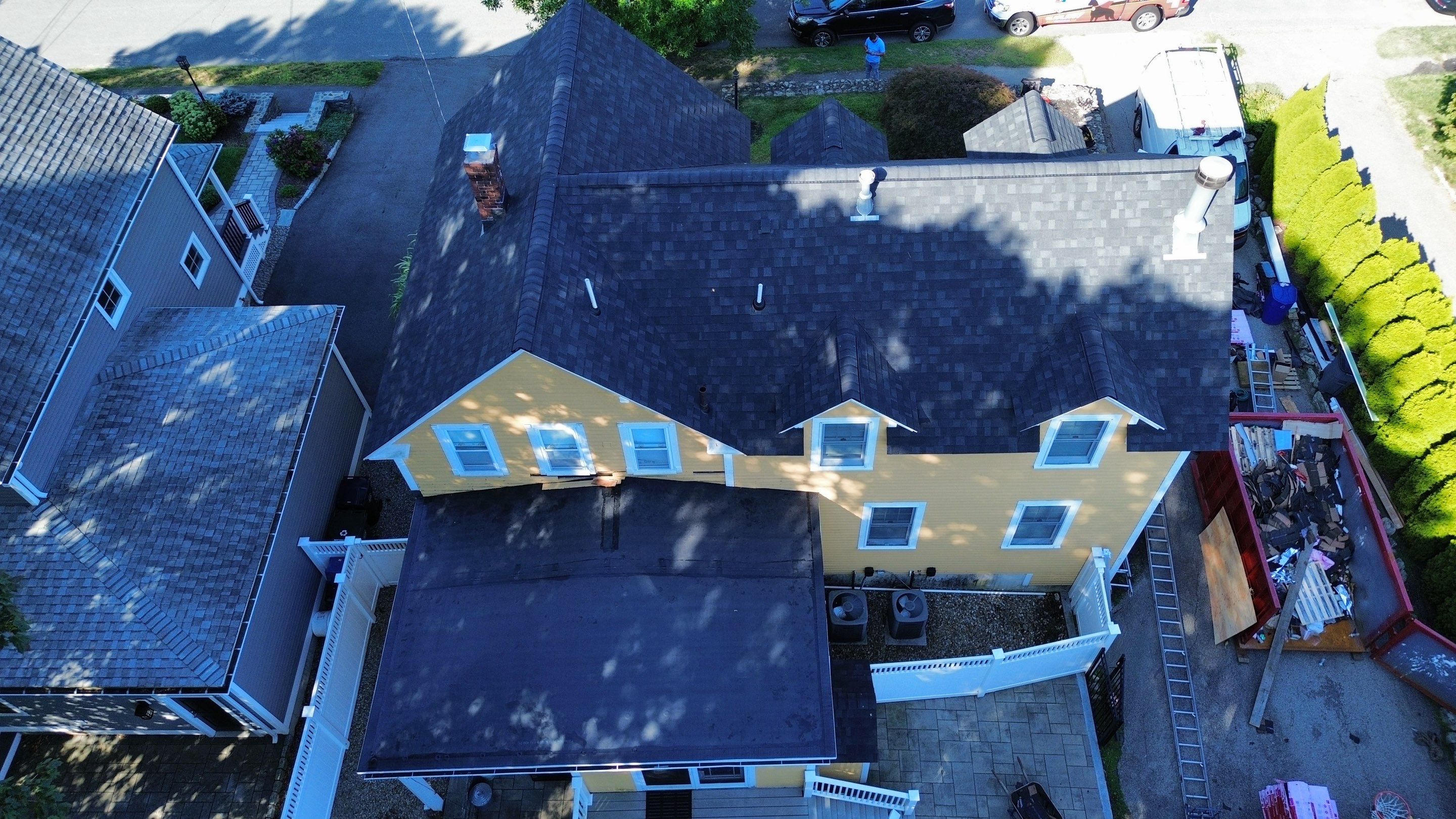 Roof & EPDM Flat Roof Installation – Andover, MA by Mighty Dog Roofing of Greater Middlesex County