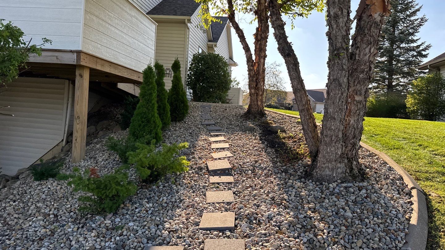 Project in Fort Wayne by Carrs lawn and landscape