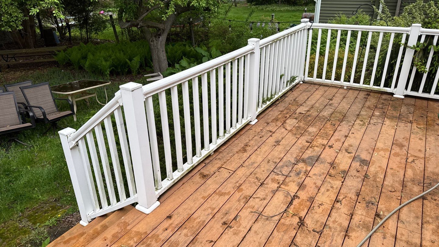 Composite Deck Upgrade by 42 North Construction, LLC.
