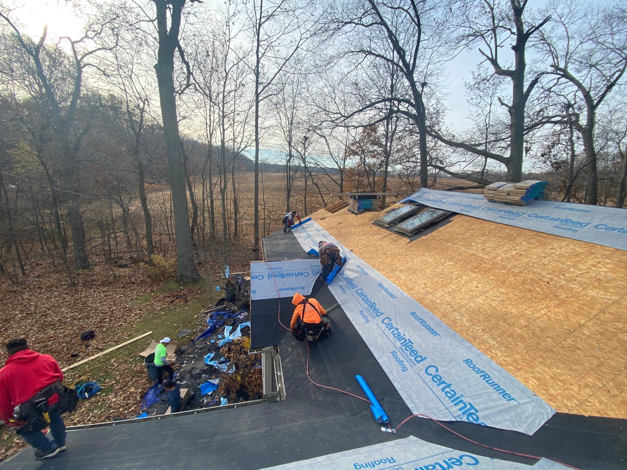 Roof Replacement using CertainTeed Landmark by 180 Contractors