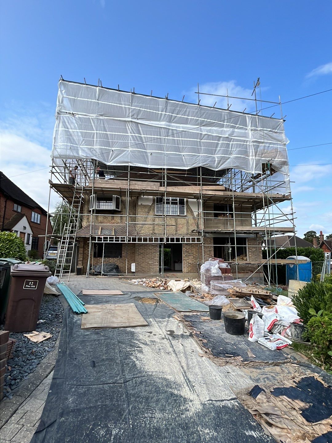 Roof Clean - Moss Removal using Honda 15lpm Low Pressure Washing Machine by Ges Exterior Cleaning ltd