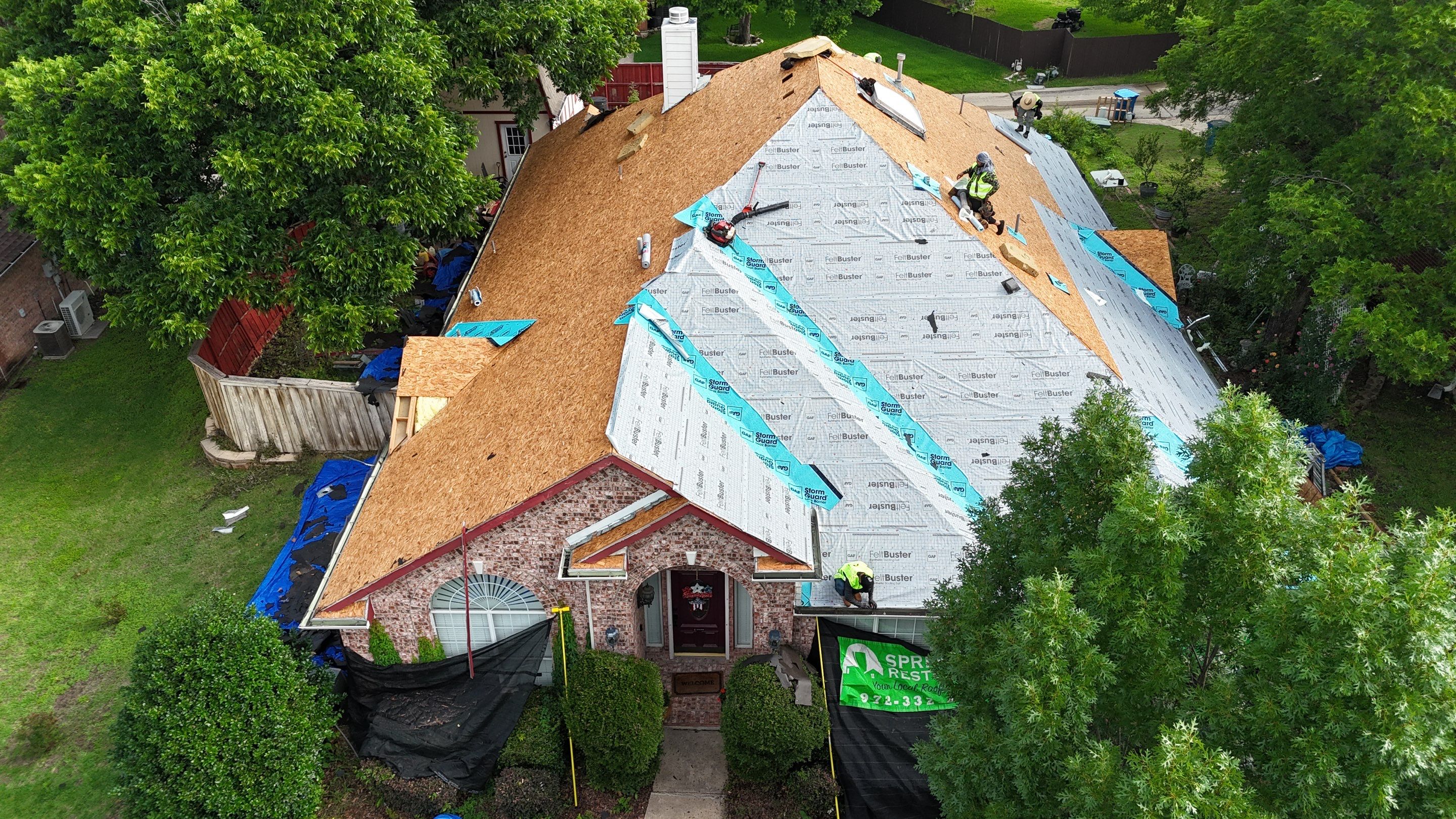 Fortified Roofing System Installation and Gutter Replacement in Rowlett by Springtree Restoration 