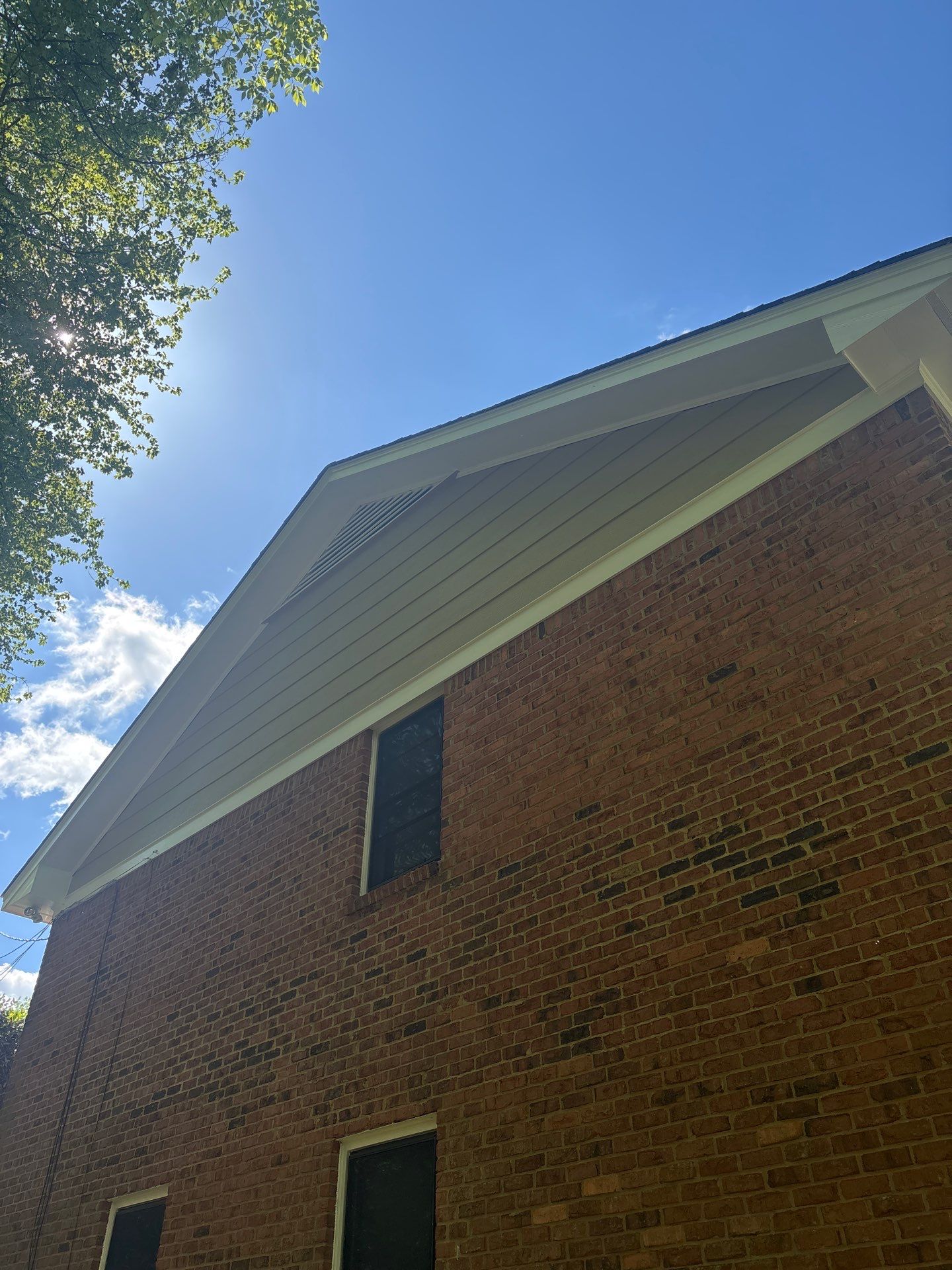 Gable Siding and Rotten Wood Replacements in Atlanta, GA with New Door and Window Installs by Nelson Exteriors 