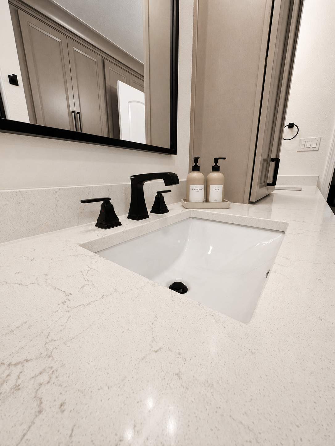 Northwest San Antonio Bathroom Remodel with Custom Storage & Walk-In Shower by Legacy Bath and Kitchen